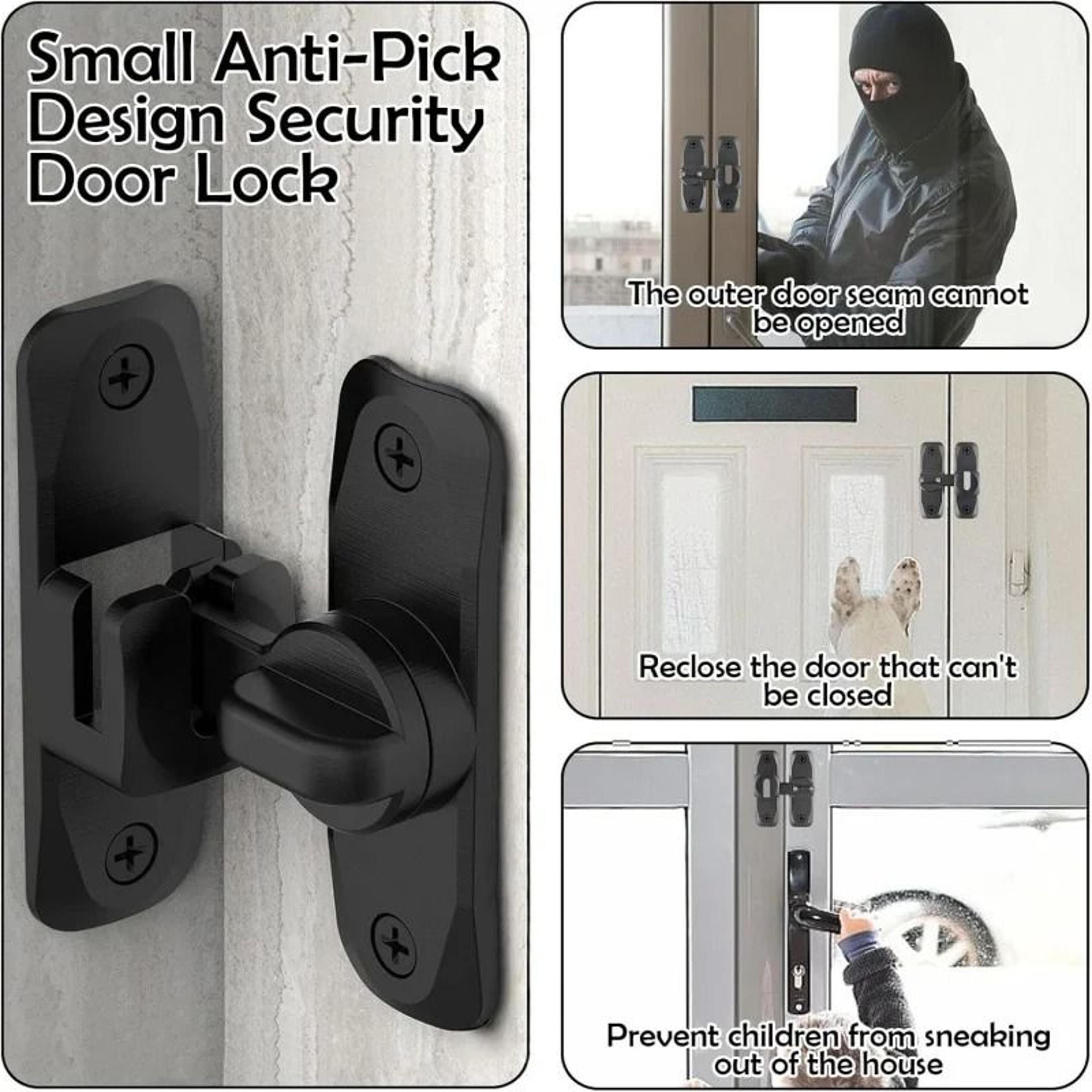 Heavy Duty Flip Up Door Latch 90 And 180 Degree Zinc Alloy Security Lock 8