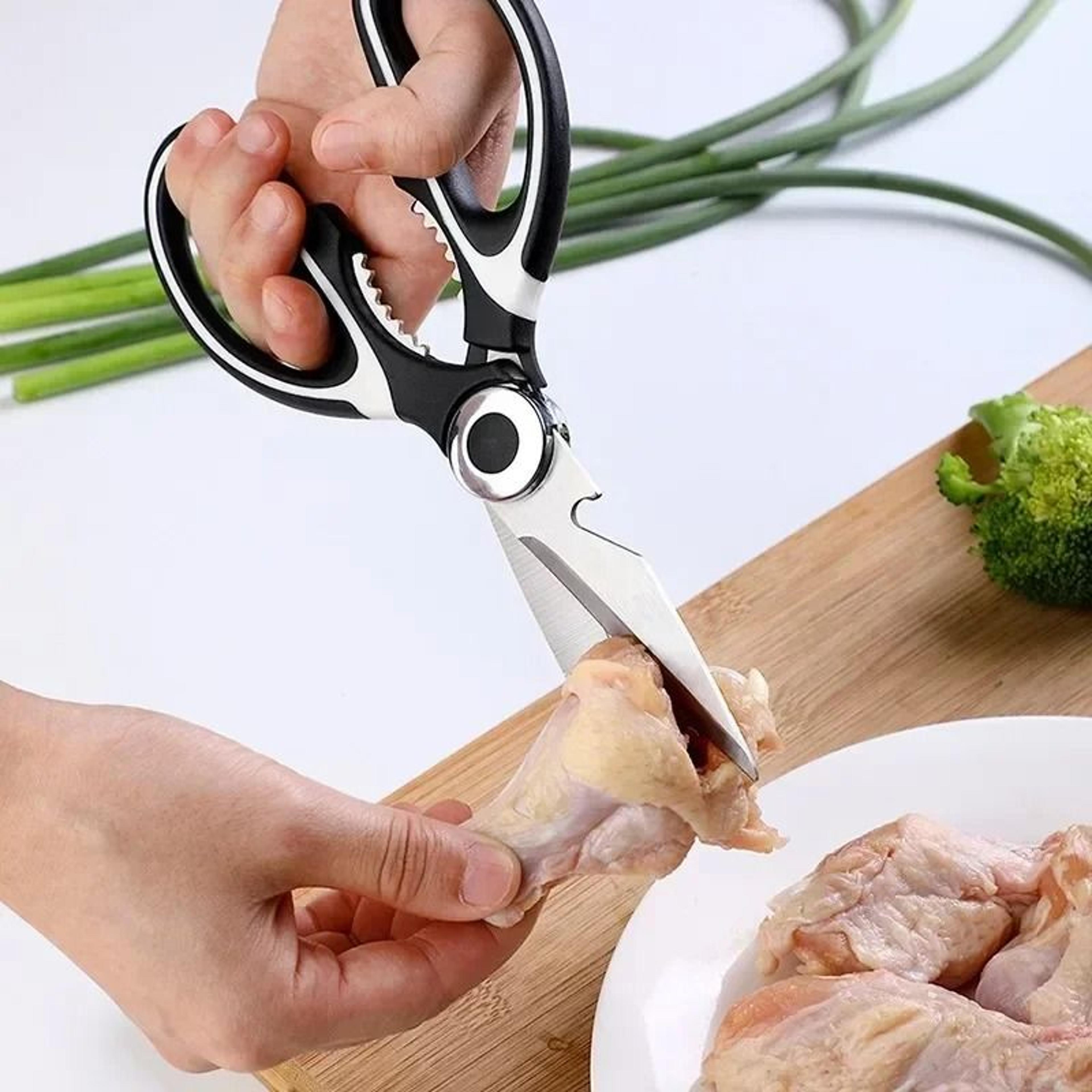 ProCut Stainless Steel Kitchen Scissors For Meat And Vegetable Prep 6