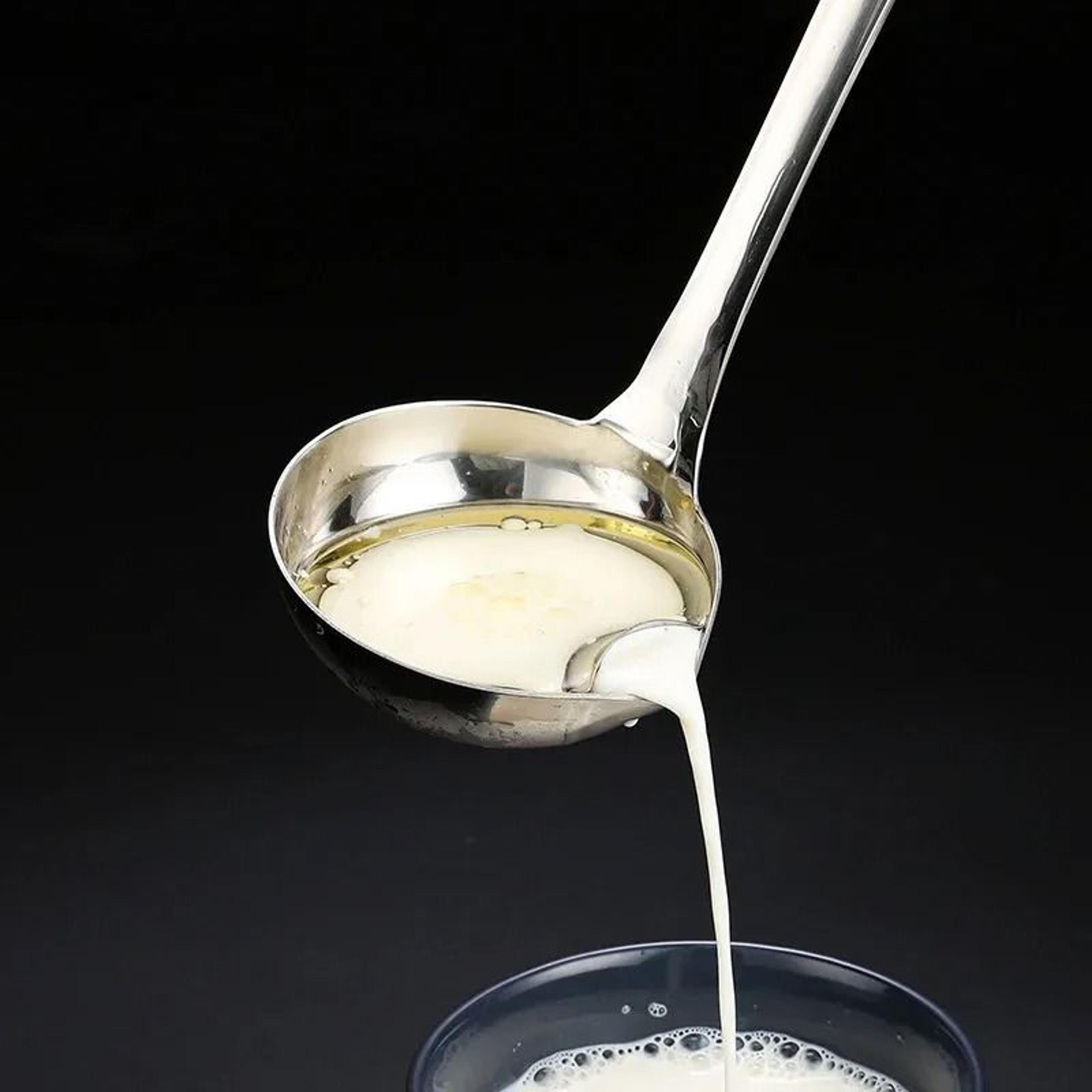 ClearSkim Stainless Steel Soup Fat Separator Ladle With Heat Insulated Handle 1