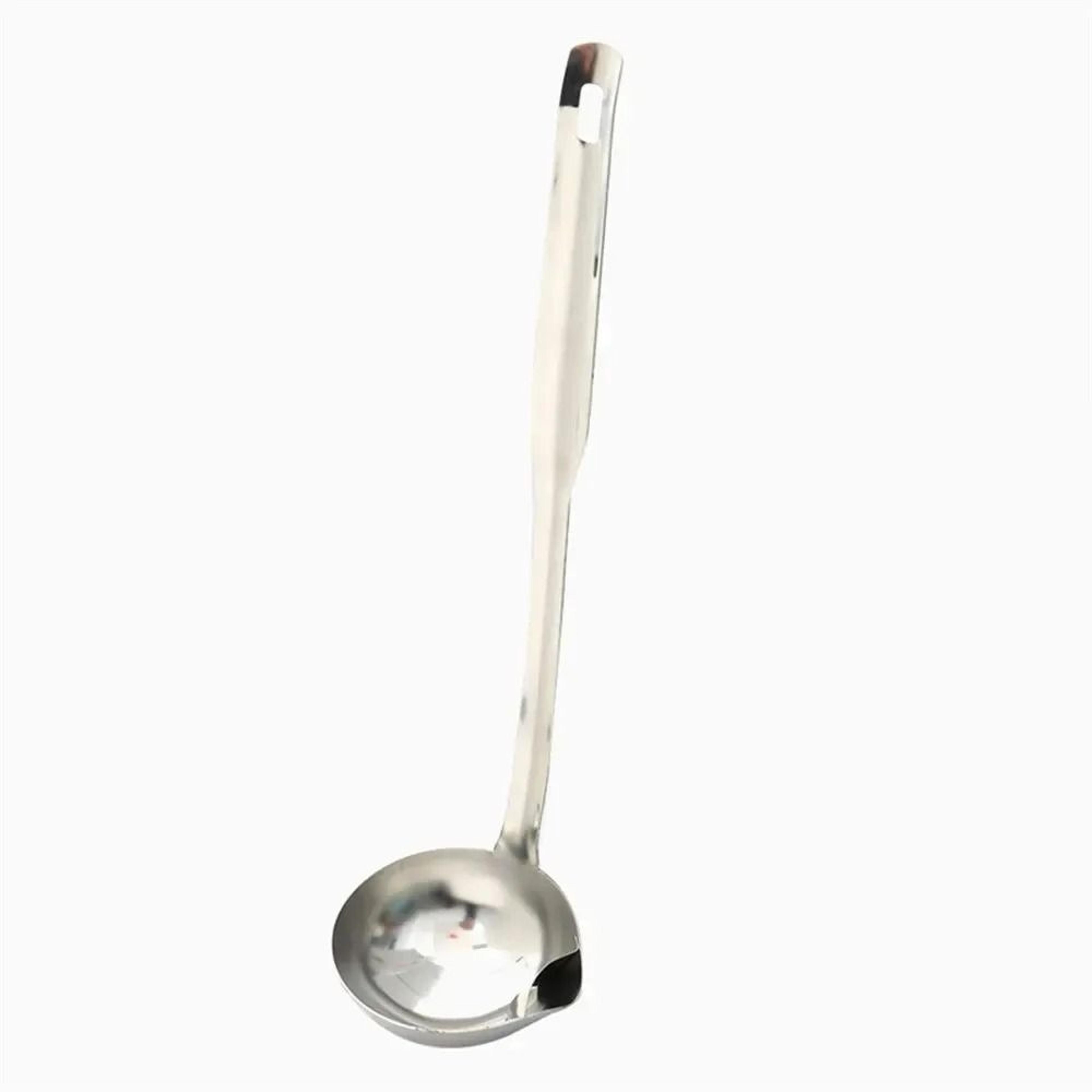 ClearSkim Stainless Steel Soup Fat Separator Ladle With Heat Insulated Handle 3