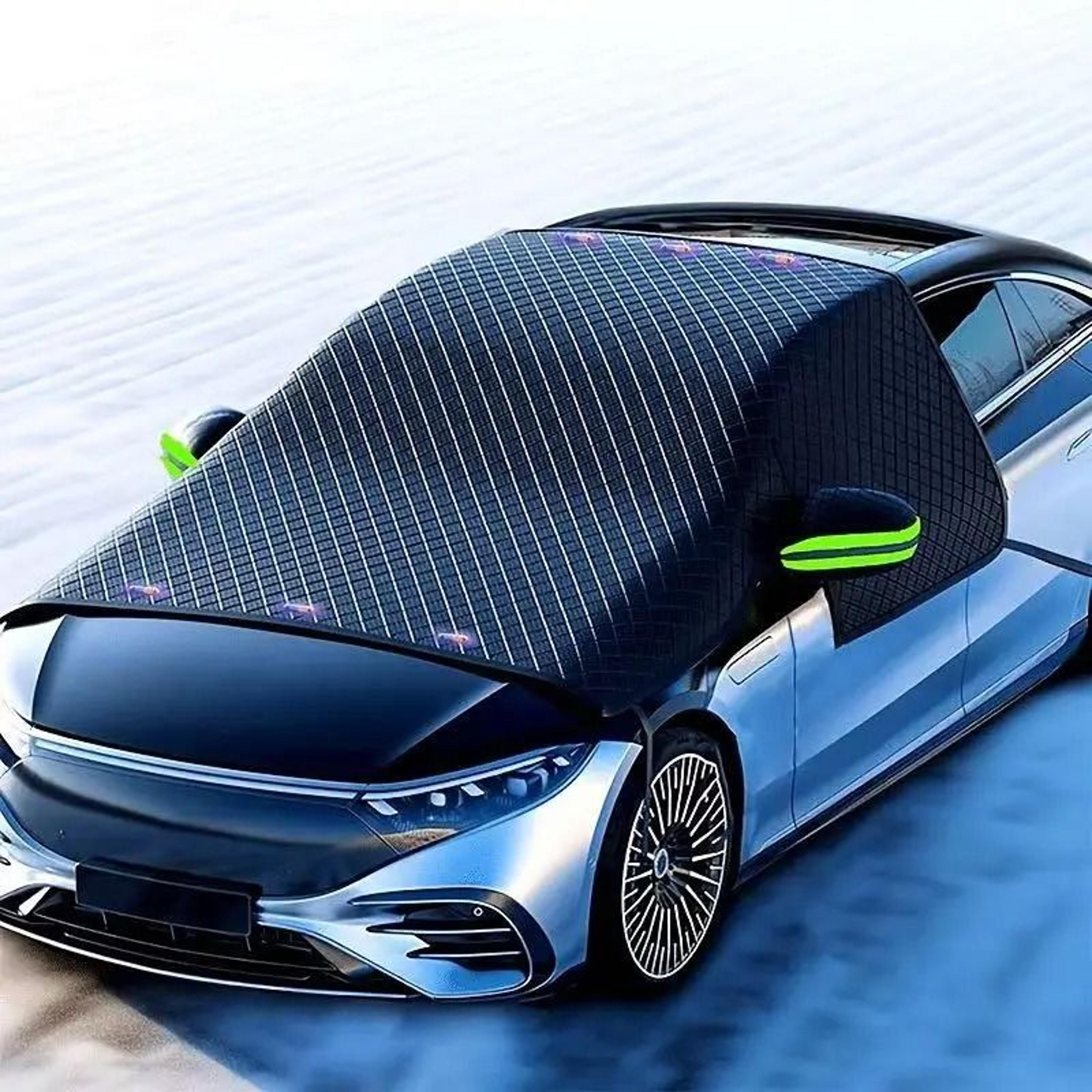 thickened magnetic aluminum coated windshield snow cover