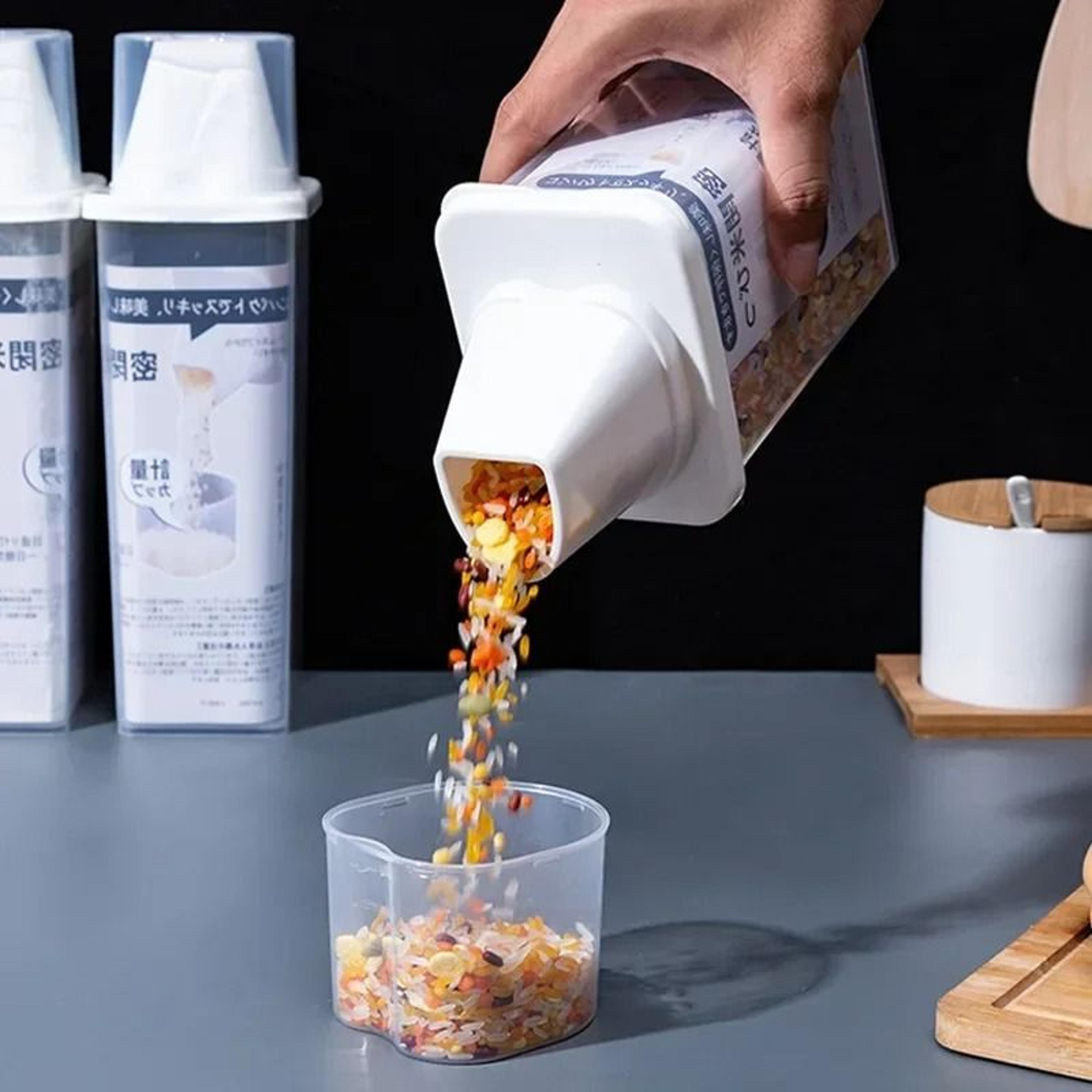 japanese style rice storage container airtight grain storage box
