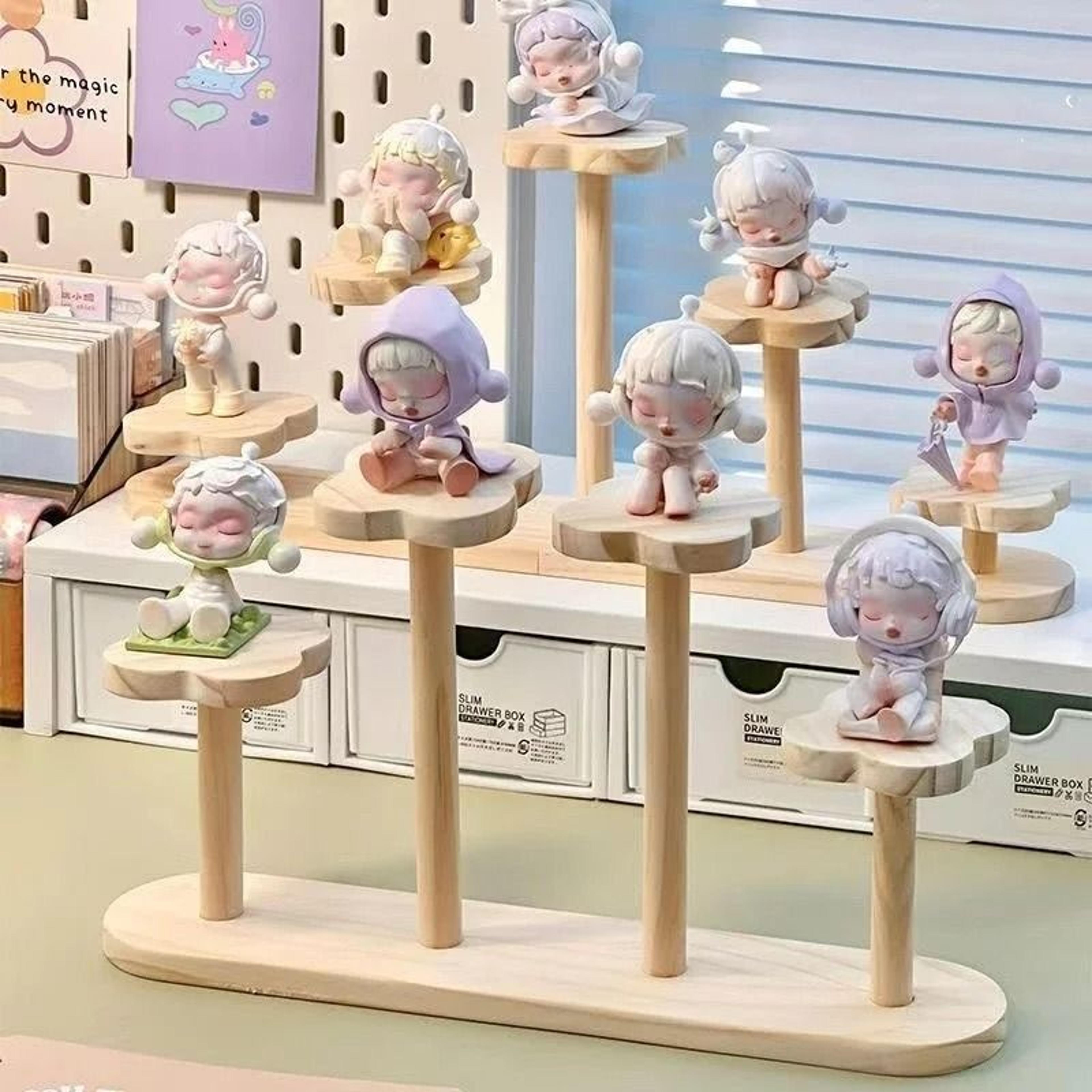 3 Tier Wooden Display Riser Stand Perfume And Collectible Shelf 7