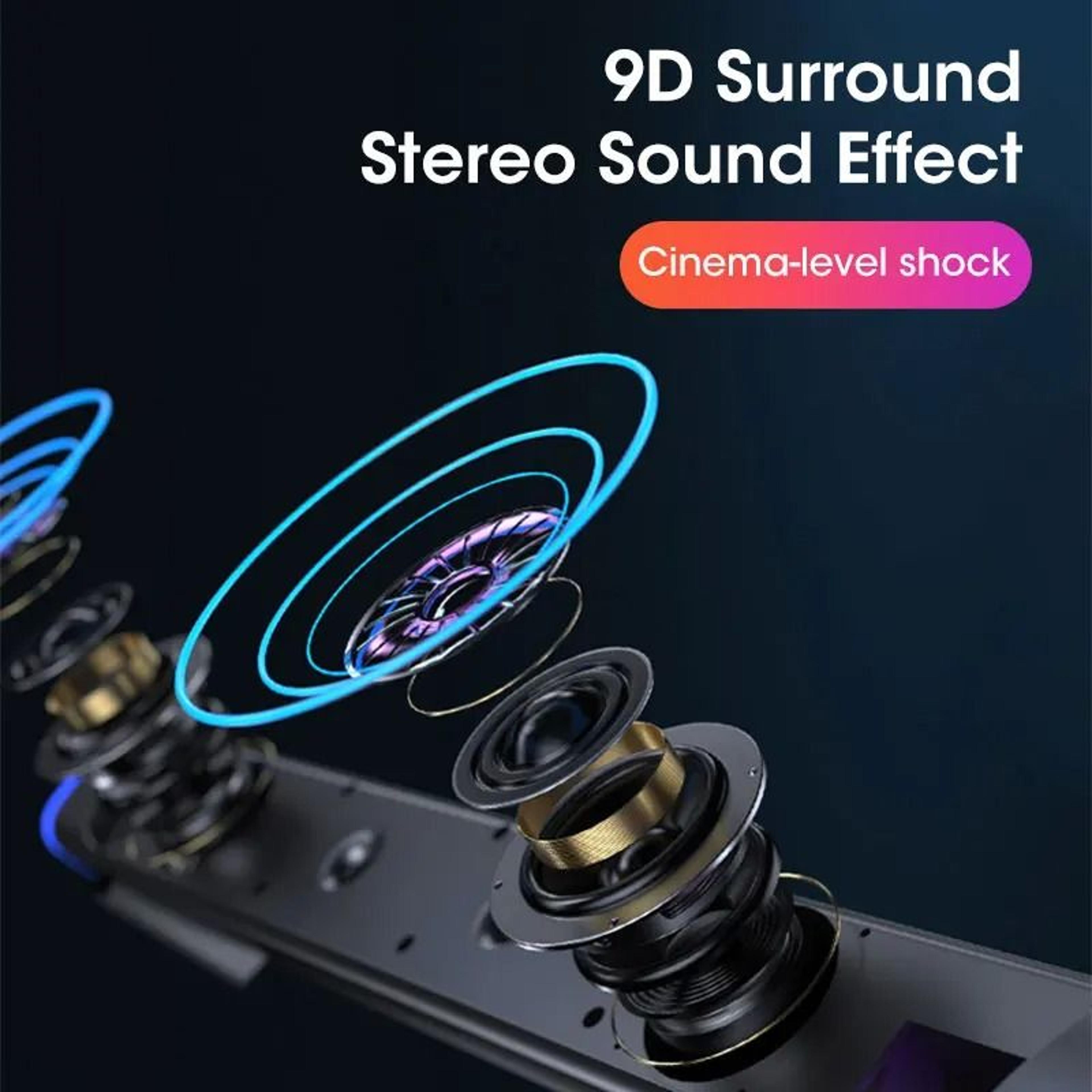 SoundBoost Bluetooth Computer Speaker Bar 4D Stereo Laptop Soundbar Speaker With Subwoofer For PC A 4