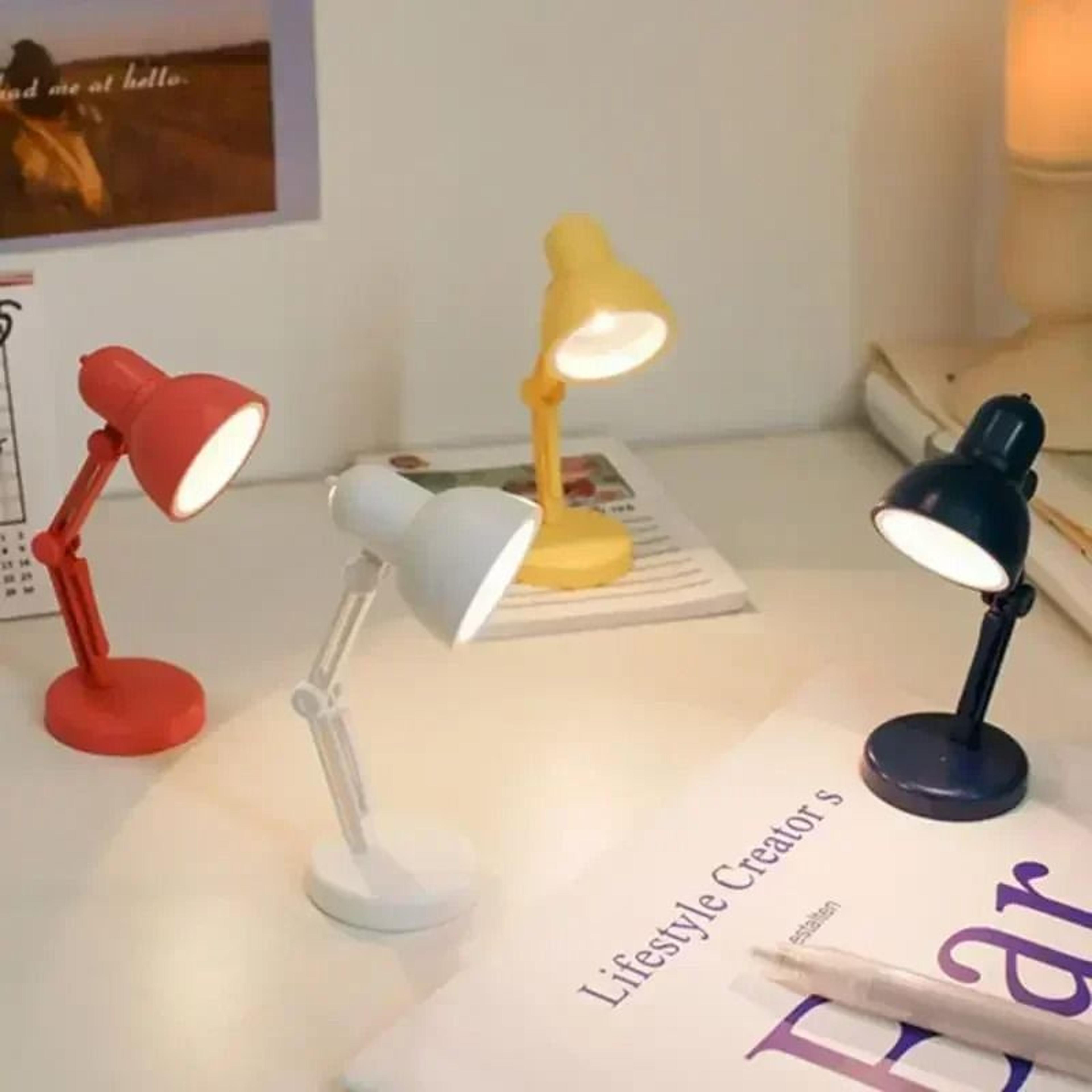 portable clip on led book light foldable mini reading lamp