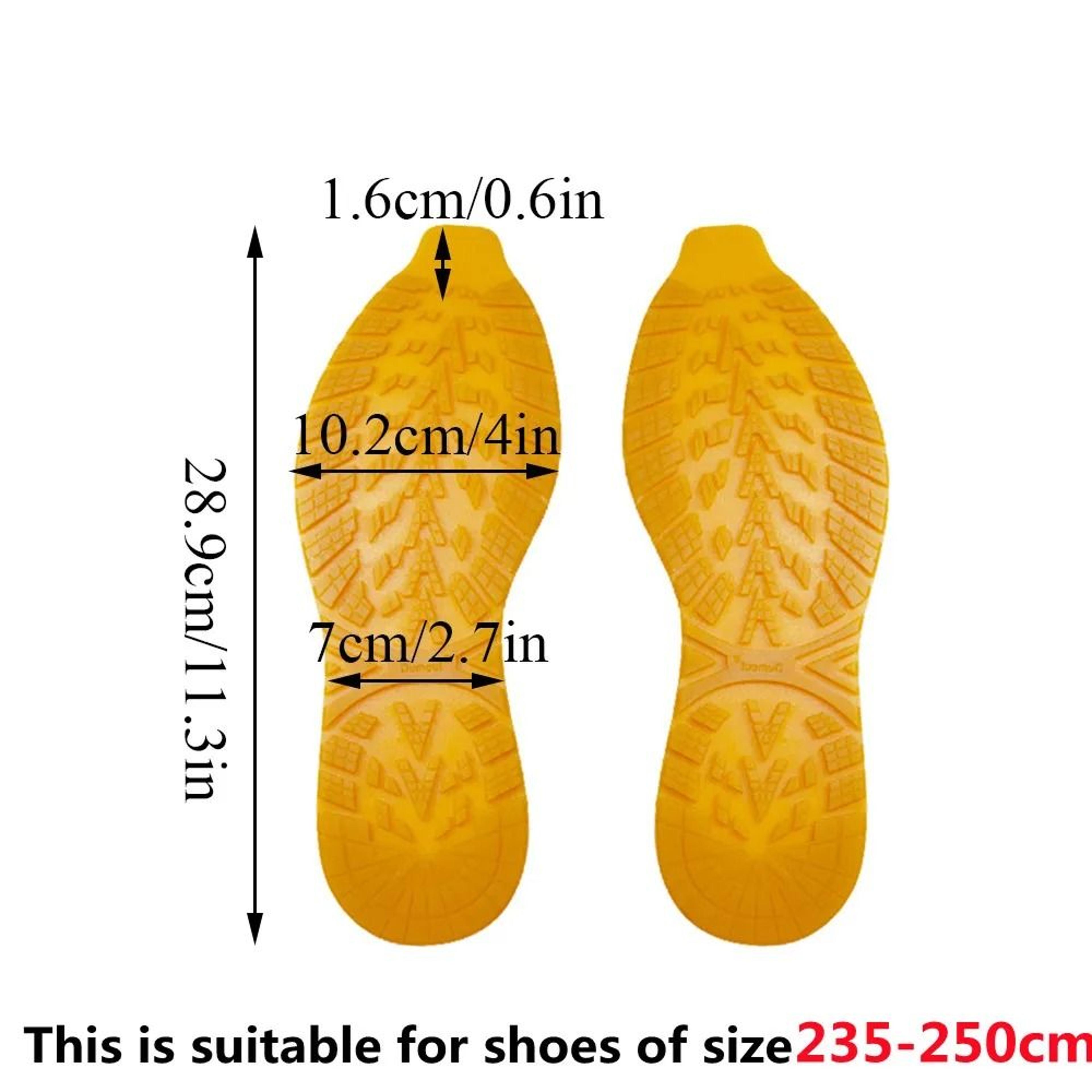Non Slip Shoe Sole Protector Cuttable Rubber Sole Repair Pads For Sneakers And Shoes 6