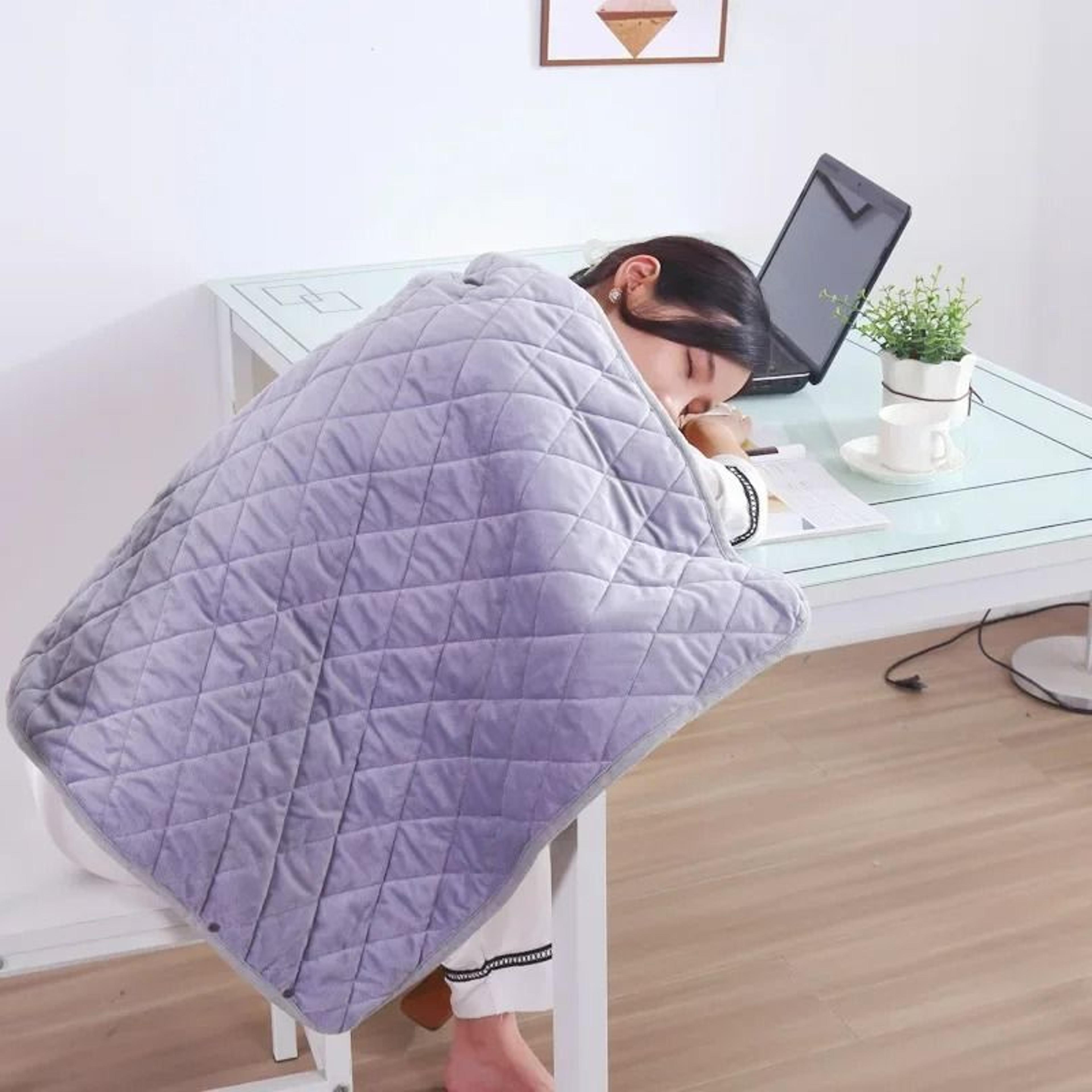 portable usb heating blanket cozy electric heating shawl blanket winter warmer for home and offices