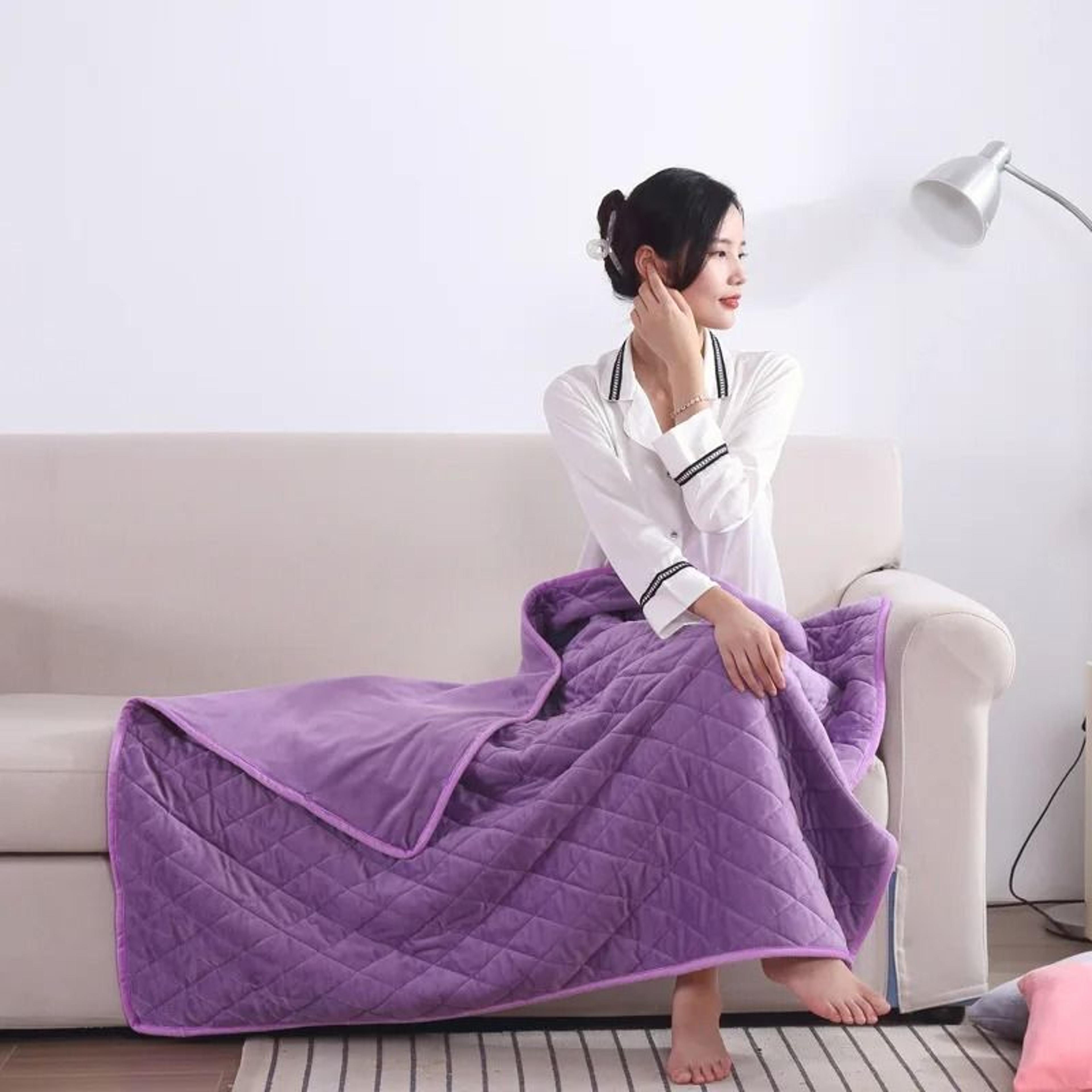 Portable USB Heating Blanket Cozy Electric Heating Shawl Blanket Winter Warmer For Home And Office 1