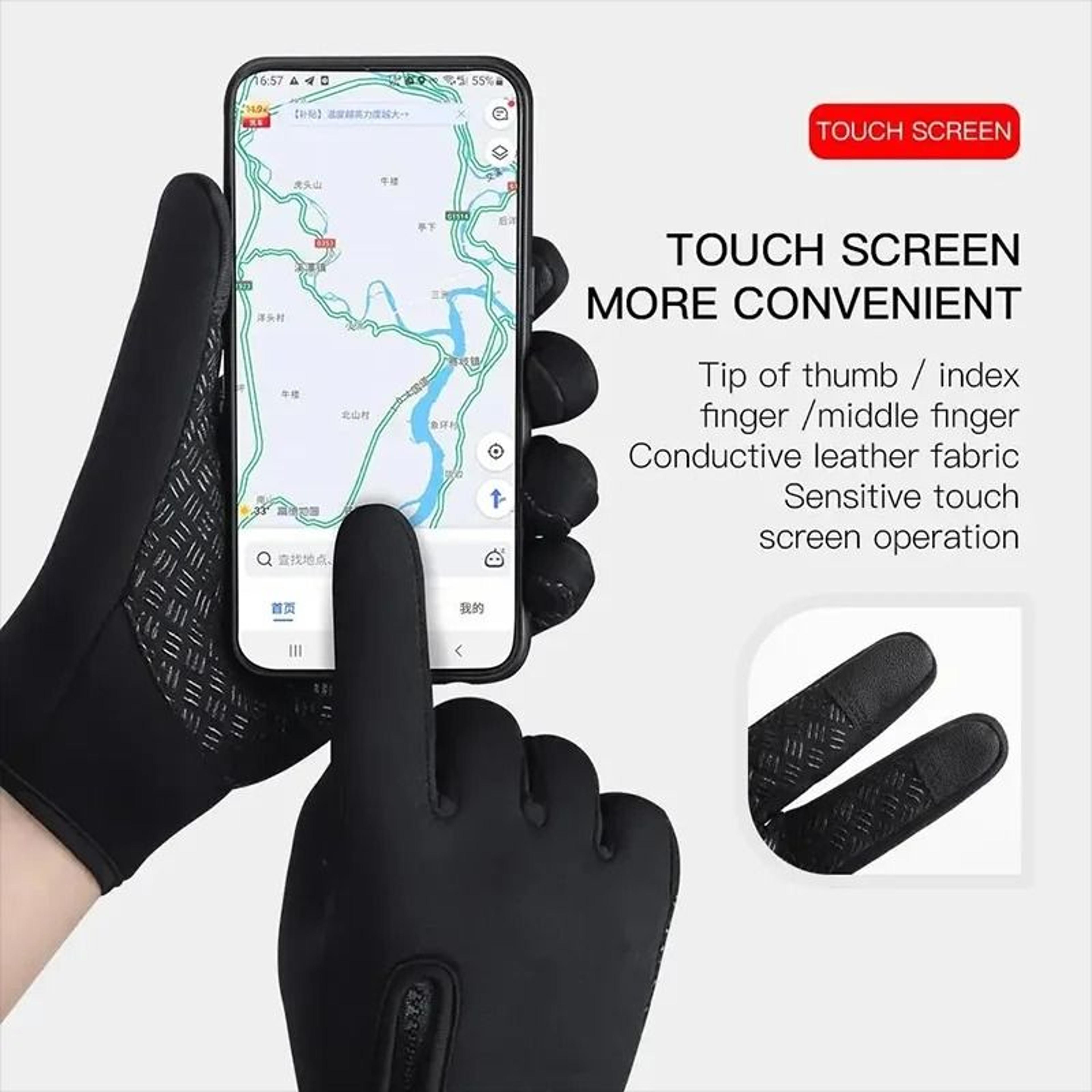 Unisex Waterproof Winter Gloves Touch Screen Windproof Sports Gloves Warm Cycling Ski Outdoor Glove 7