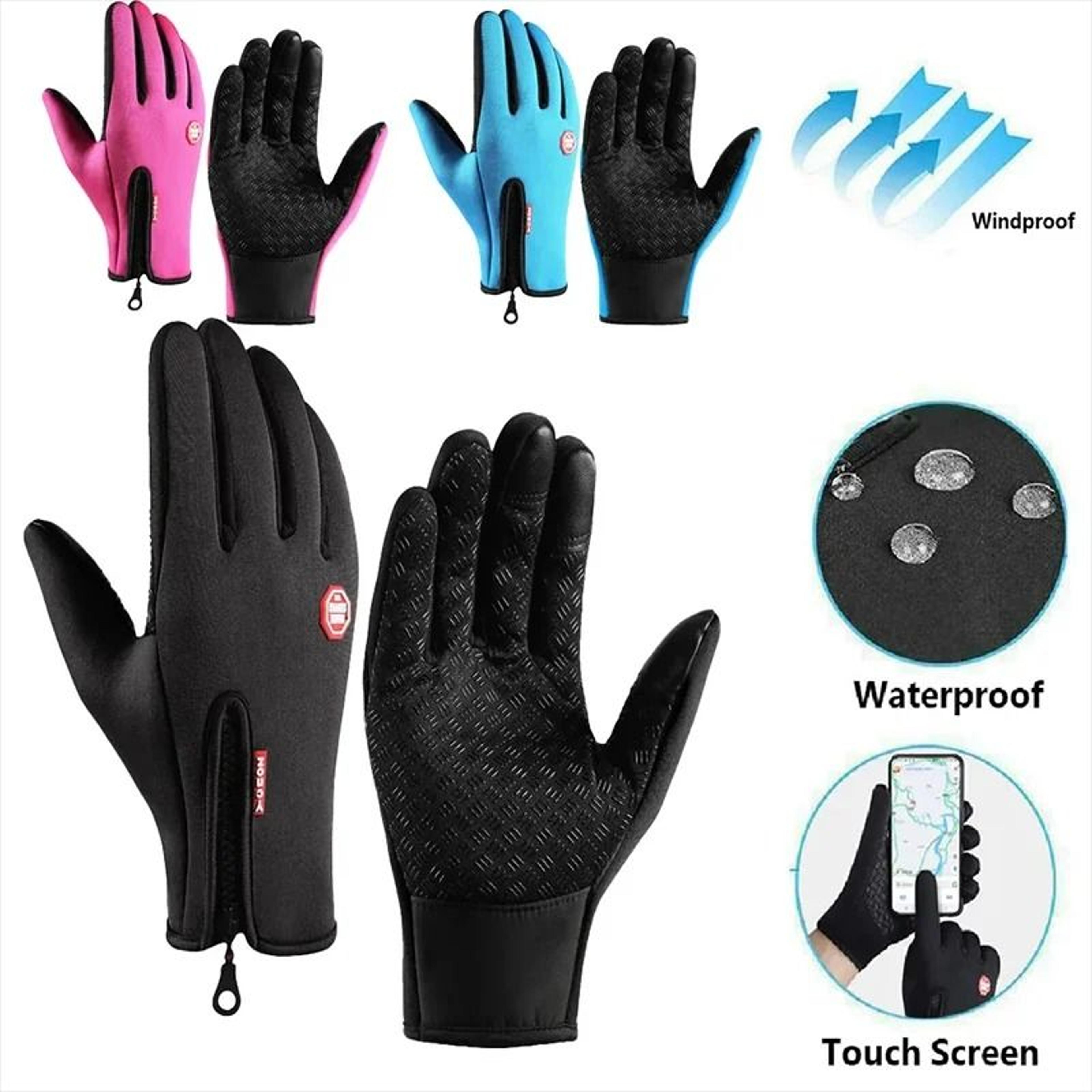 Unisex Waterproof Winter Gloves Touch Screen Windproof Sports Gloves Warm Cycling Ski Outdoor Glove 8