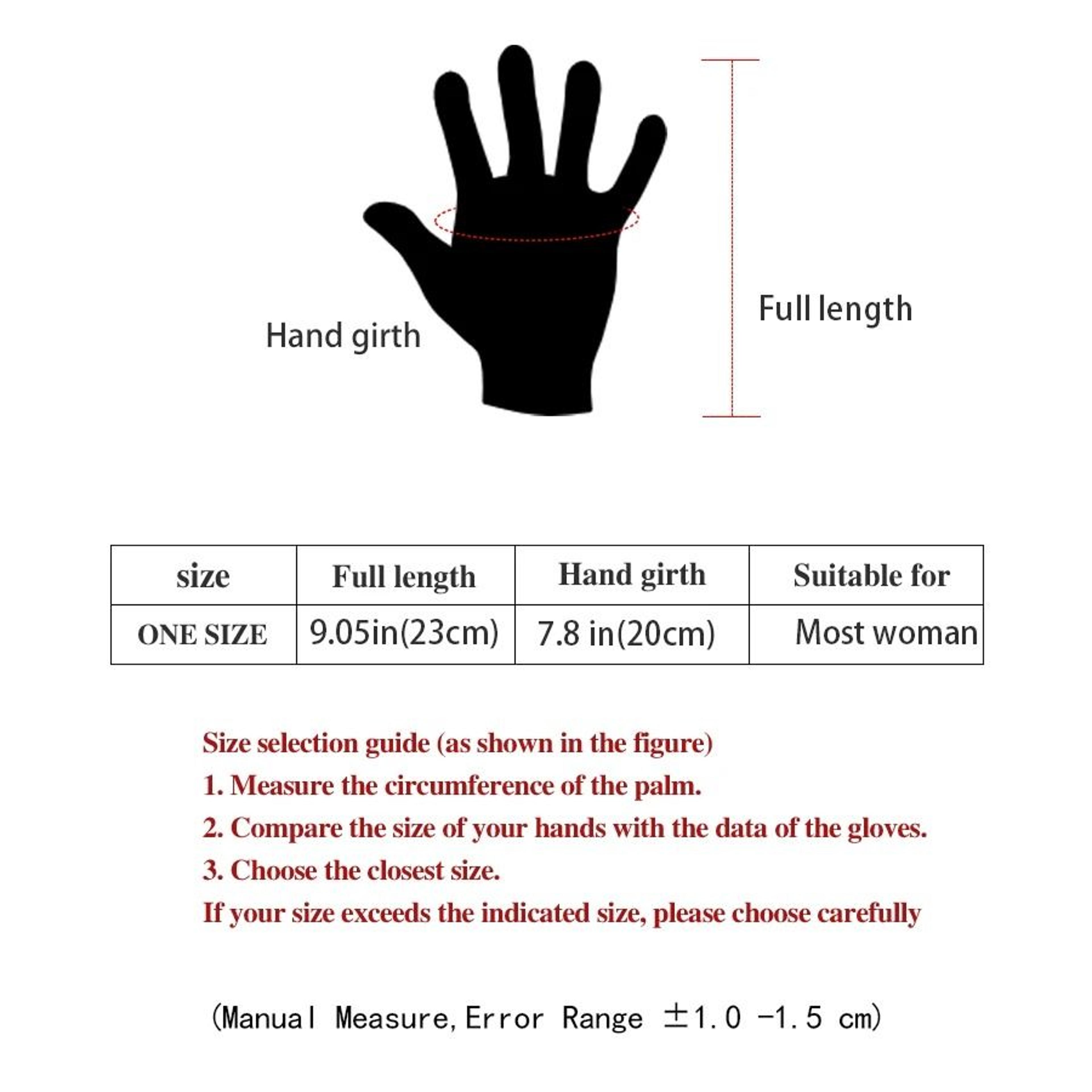 Warm Womens Touchscreen Gloves Plush Lined Suede Winter Driving Gloves 8