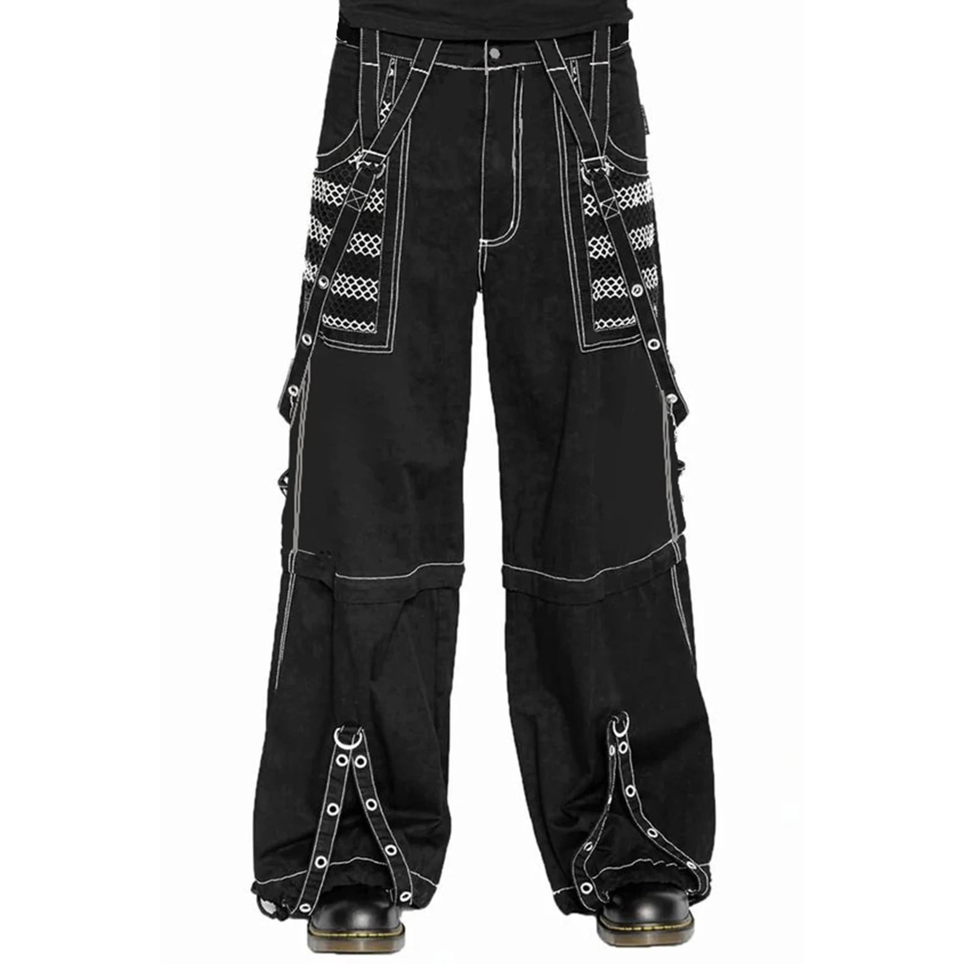 Womens Cargo Jeans Loose Fit Streetwear Denim Pants With Pockets 6