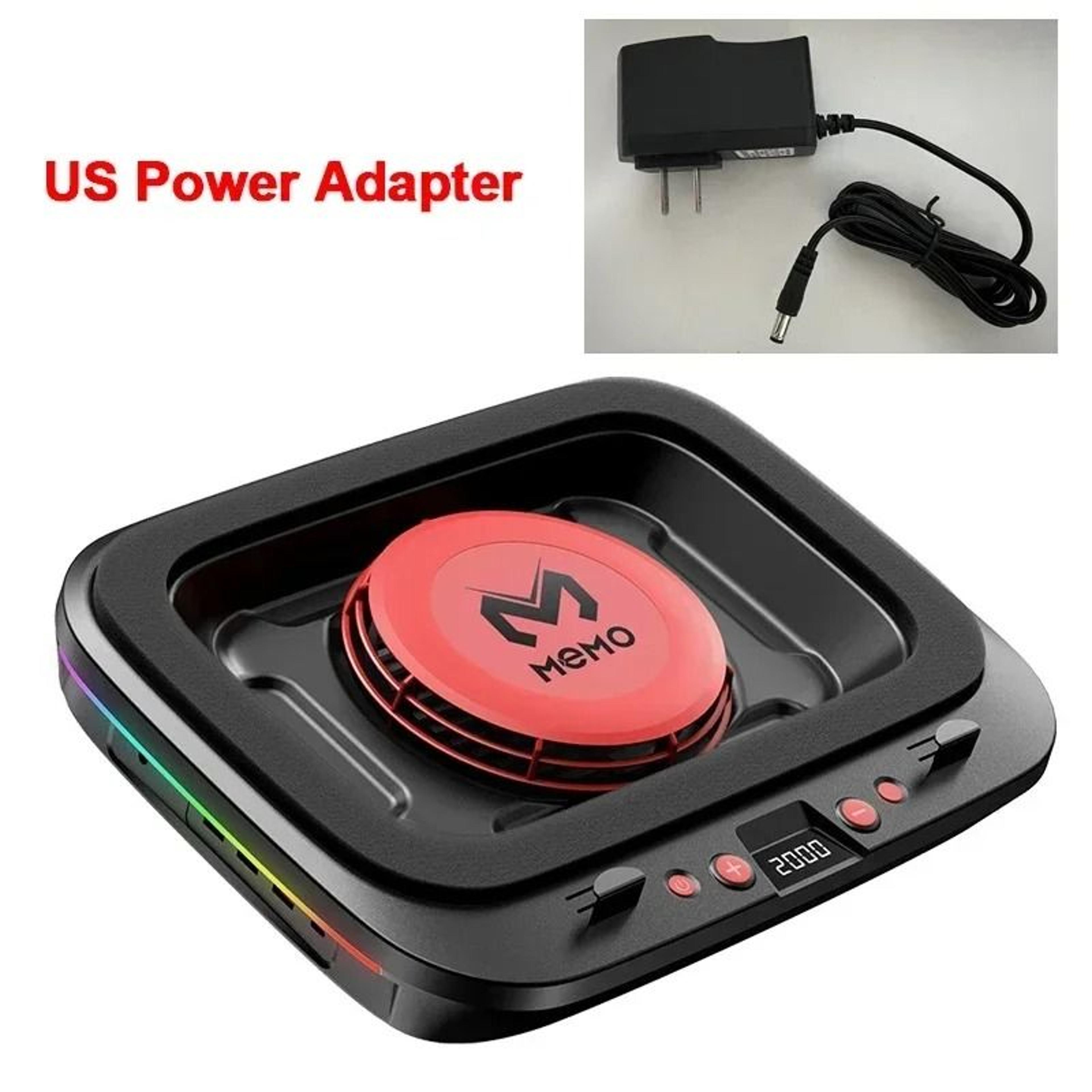 MEMO FL08 Gaming Laptop Cooling Pad Adjustable Laptop Cooler Stand Powerful Fan Cooling Base 1