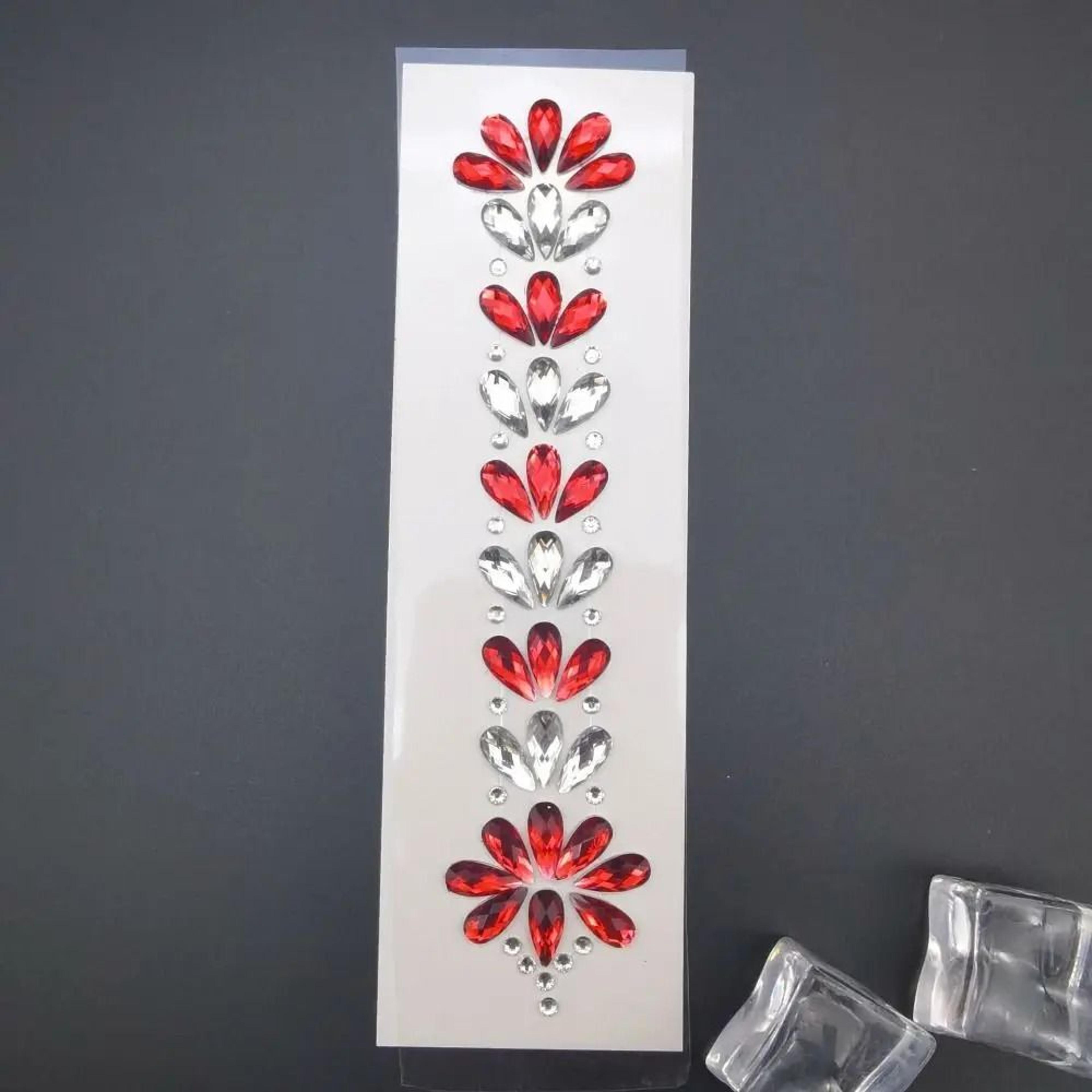CrystalVibe Festival Face Gem Stickers 3D Rhinestone Face Jewels EDM Forehead And Body Gems 12