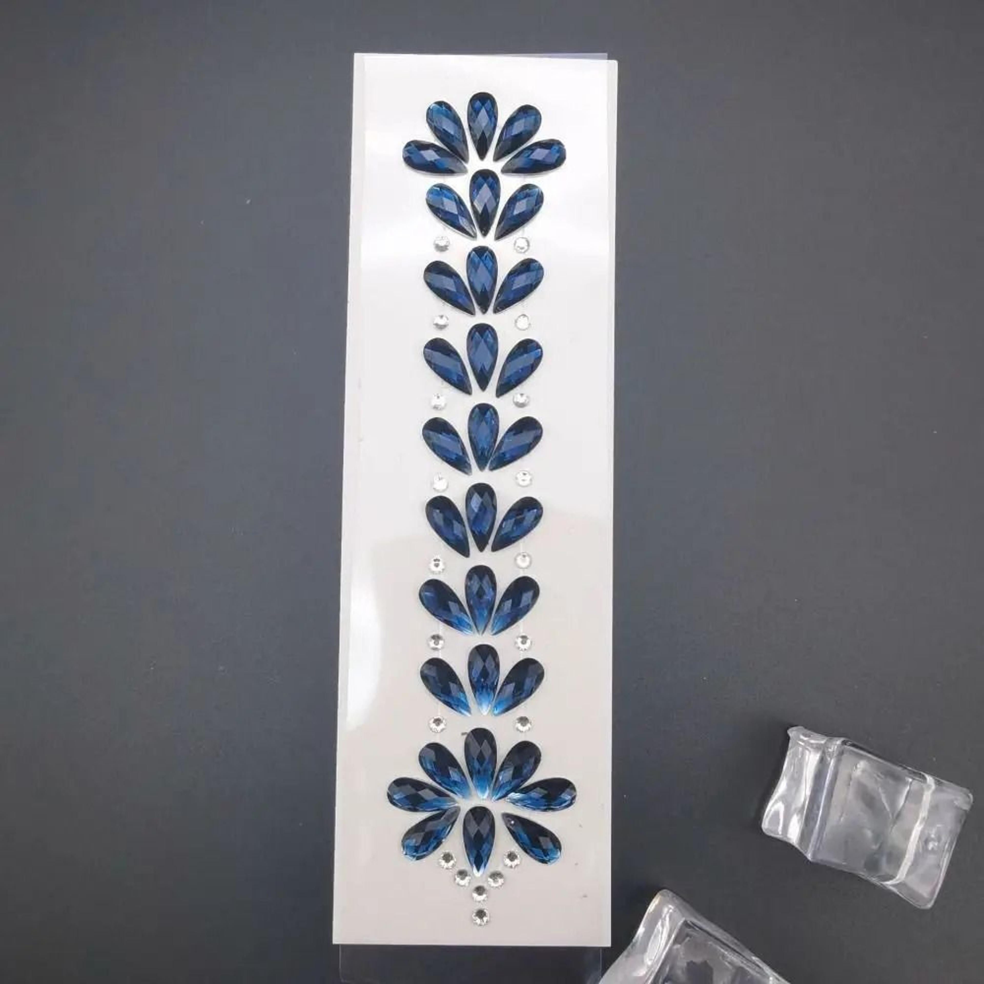 CrystalVibe Festival Face Gem Stickers 3D Rhinestone Face Jewels EDM Forehead And Body Gems 7