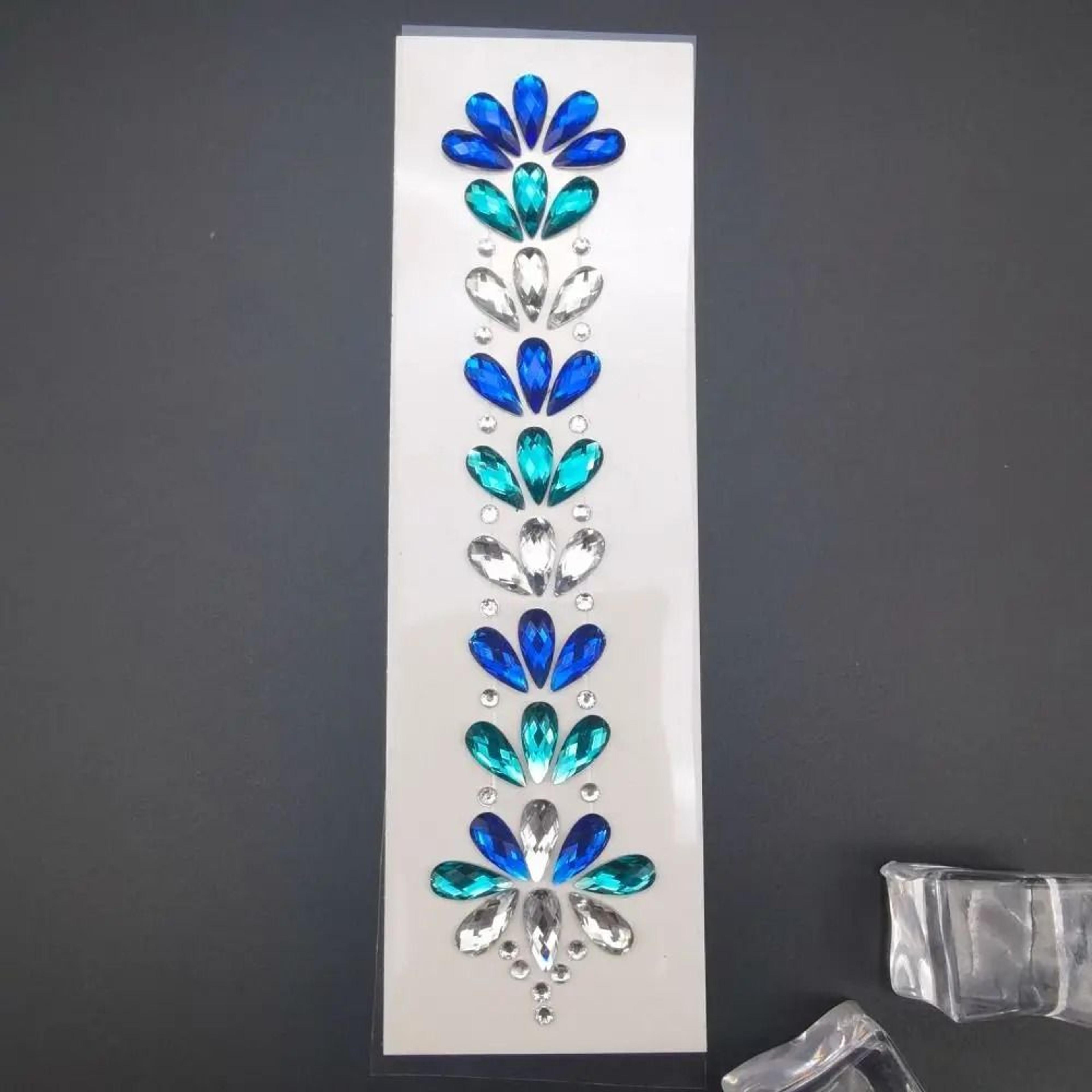 CrystalVibe Festival Face Gem Stickers 3D Rhinestone Face Jewels EDM Forehead And Body Gems 21