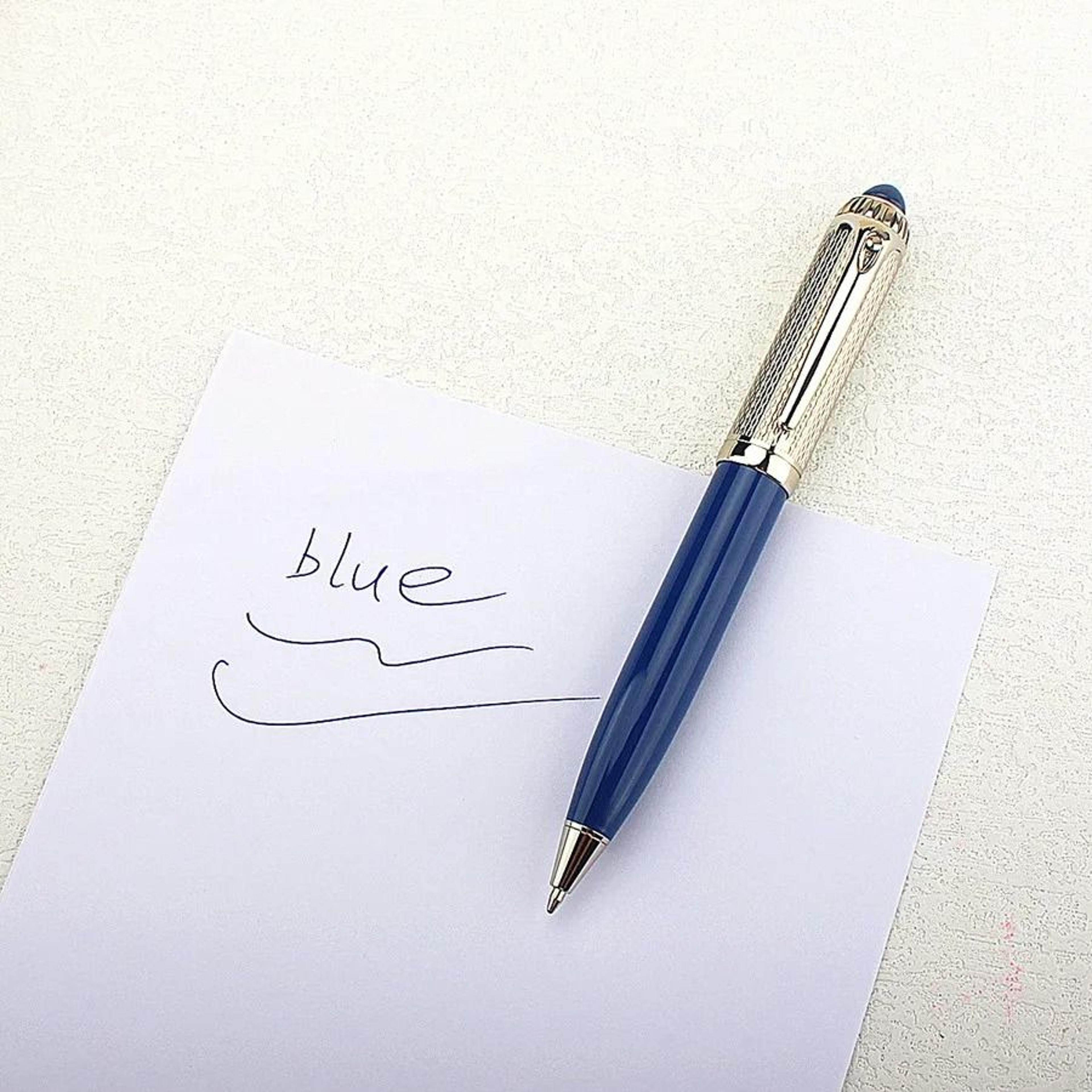 ExecutivePro Luxury Rollerball Pen Metal Business Writing Pen Blue Ink Office Gift Pen 7