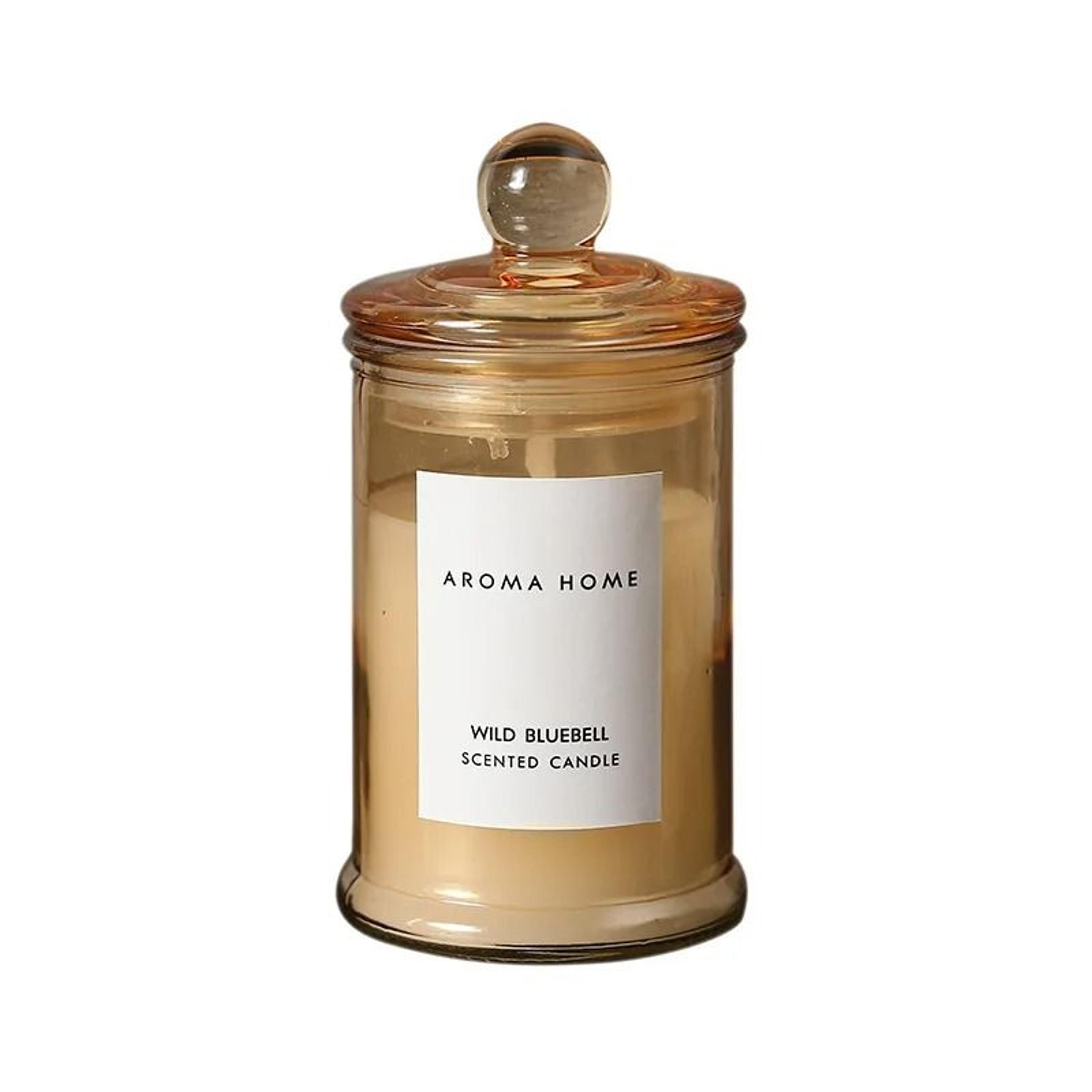 vintage glass jar scented candle soy wax aromatherapy home decor candle