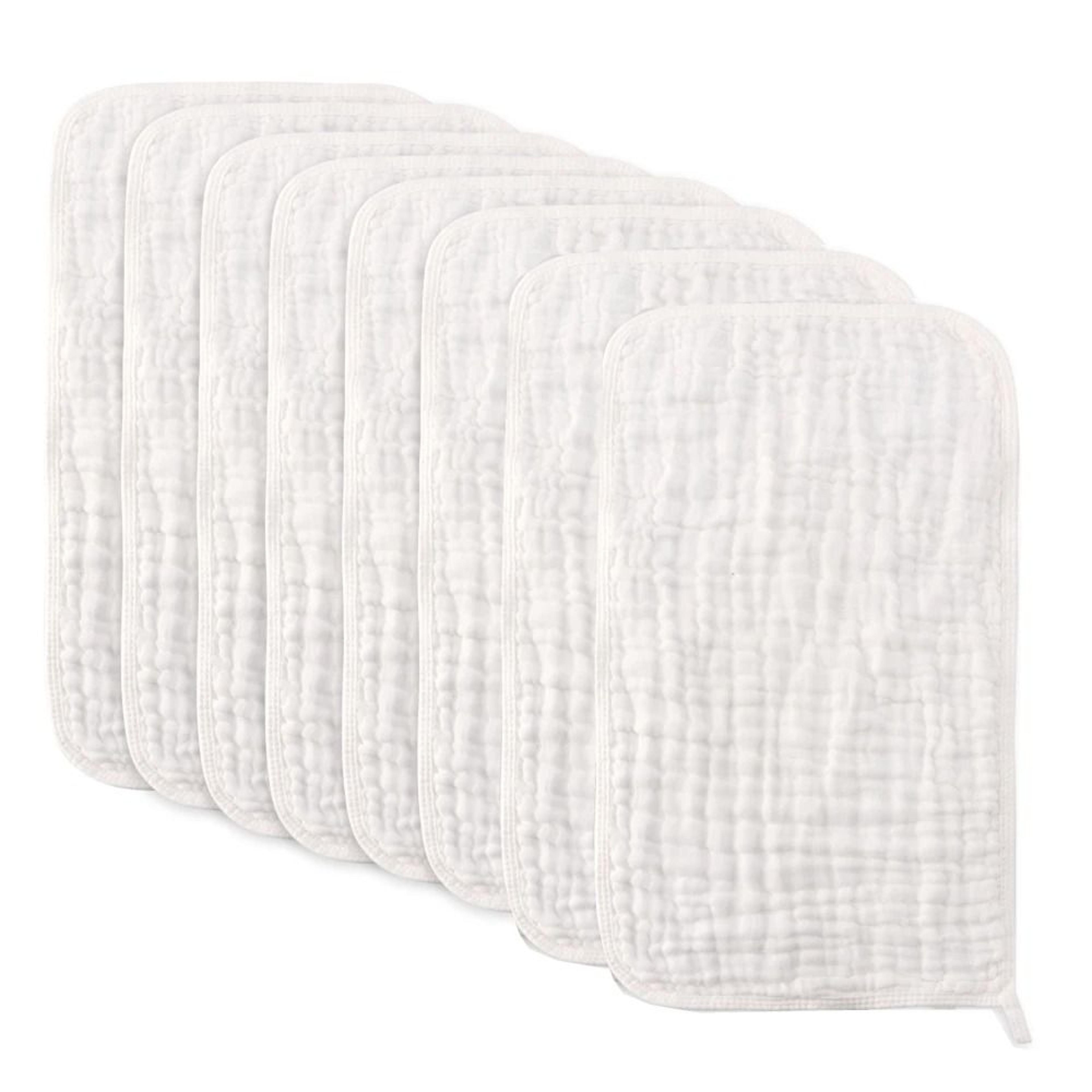 Soft Muslin Burp Cloths For Baby Extra Absorbent Newborn Spit Up Cloths 6