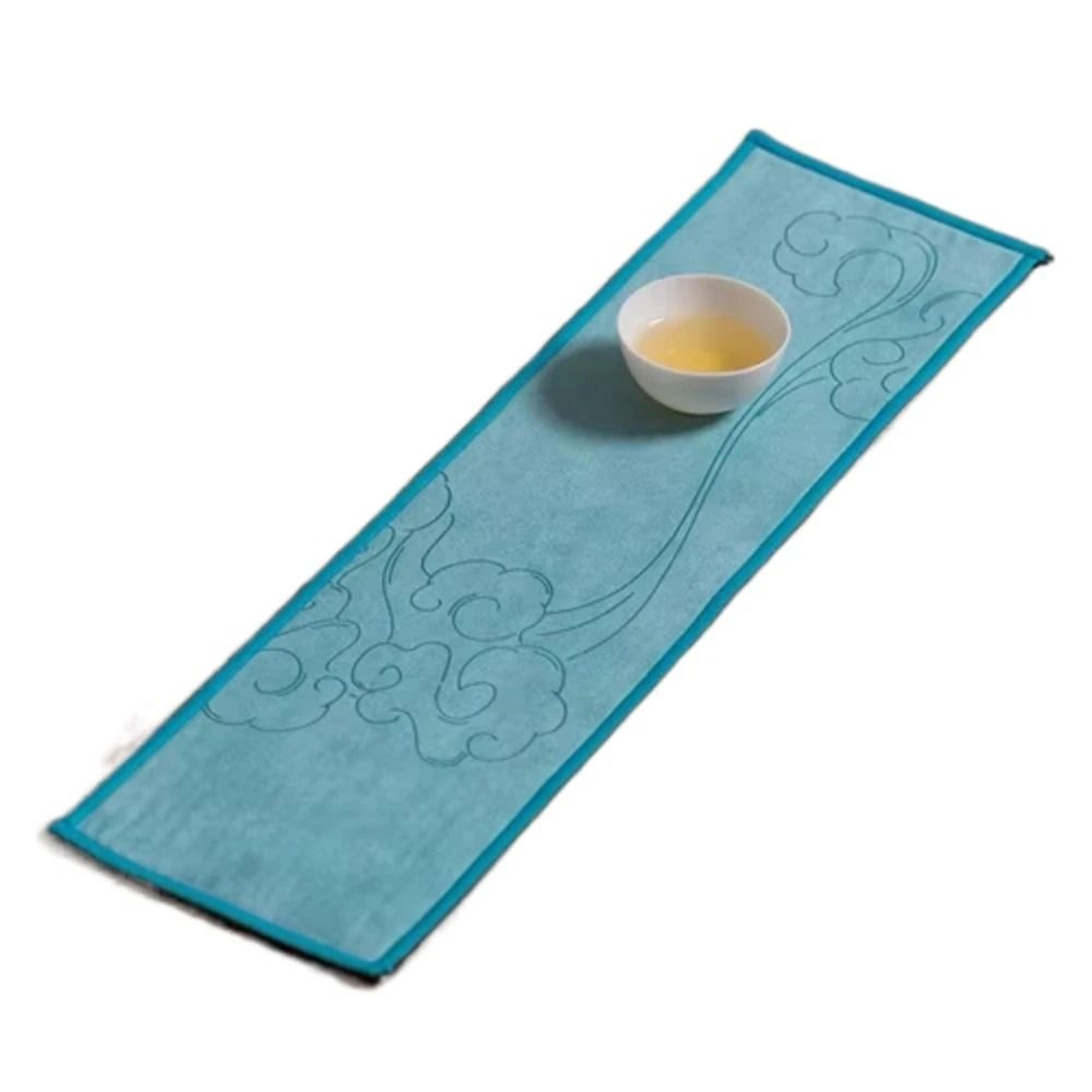 Thick Absorbent Cotton Tea Towel Decorative Tea Ceremony Cloth Painted Tea Napkin 2