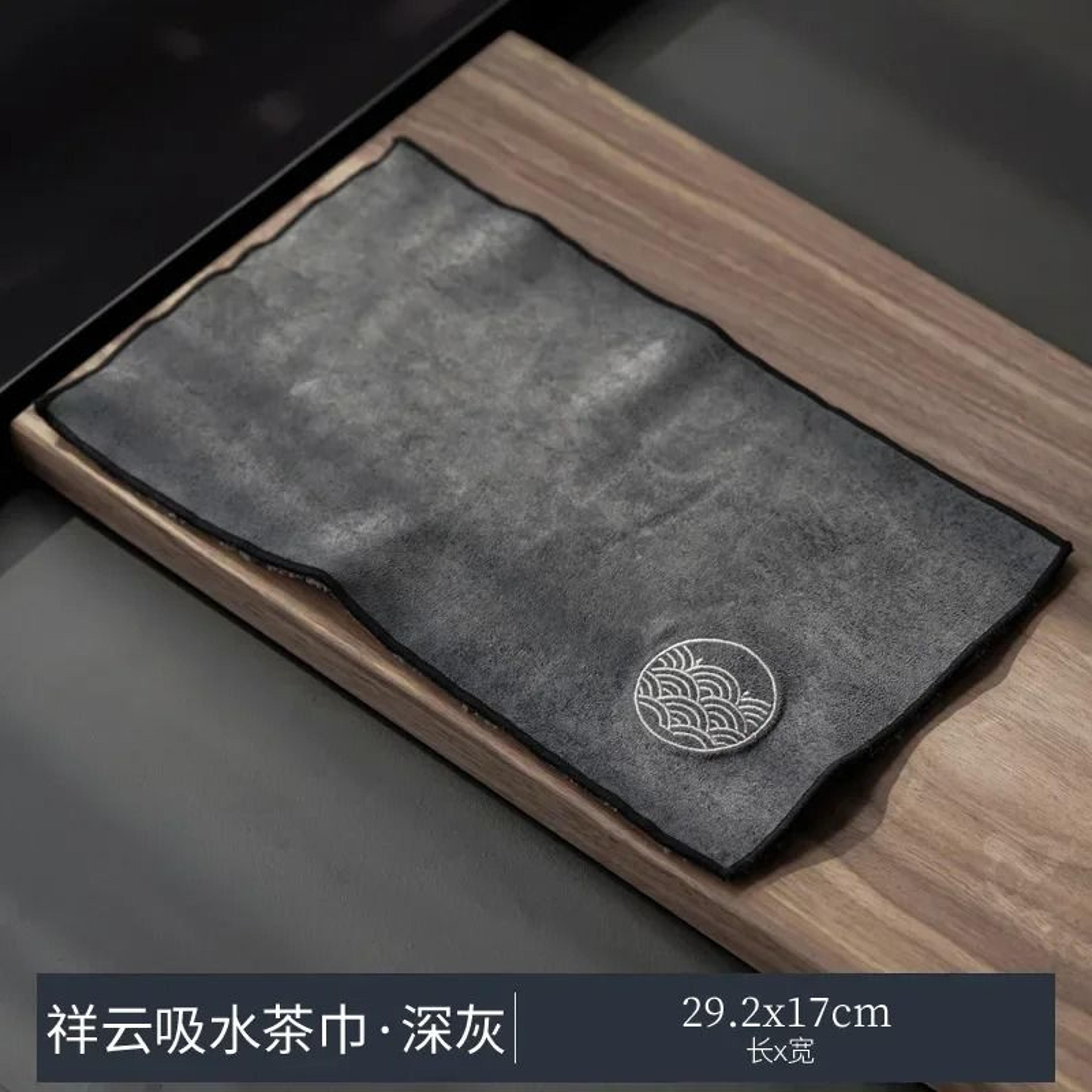 Japanese Style Tea Towel Cloth Absorbent Kung Fu Tea Towel Zen Teaware Table Cloth 4