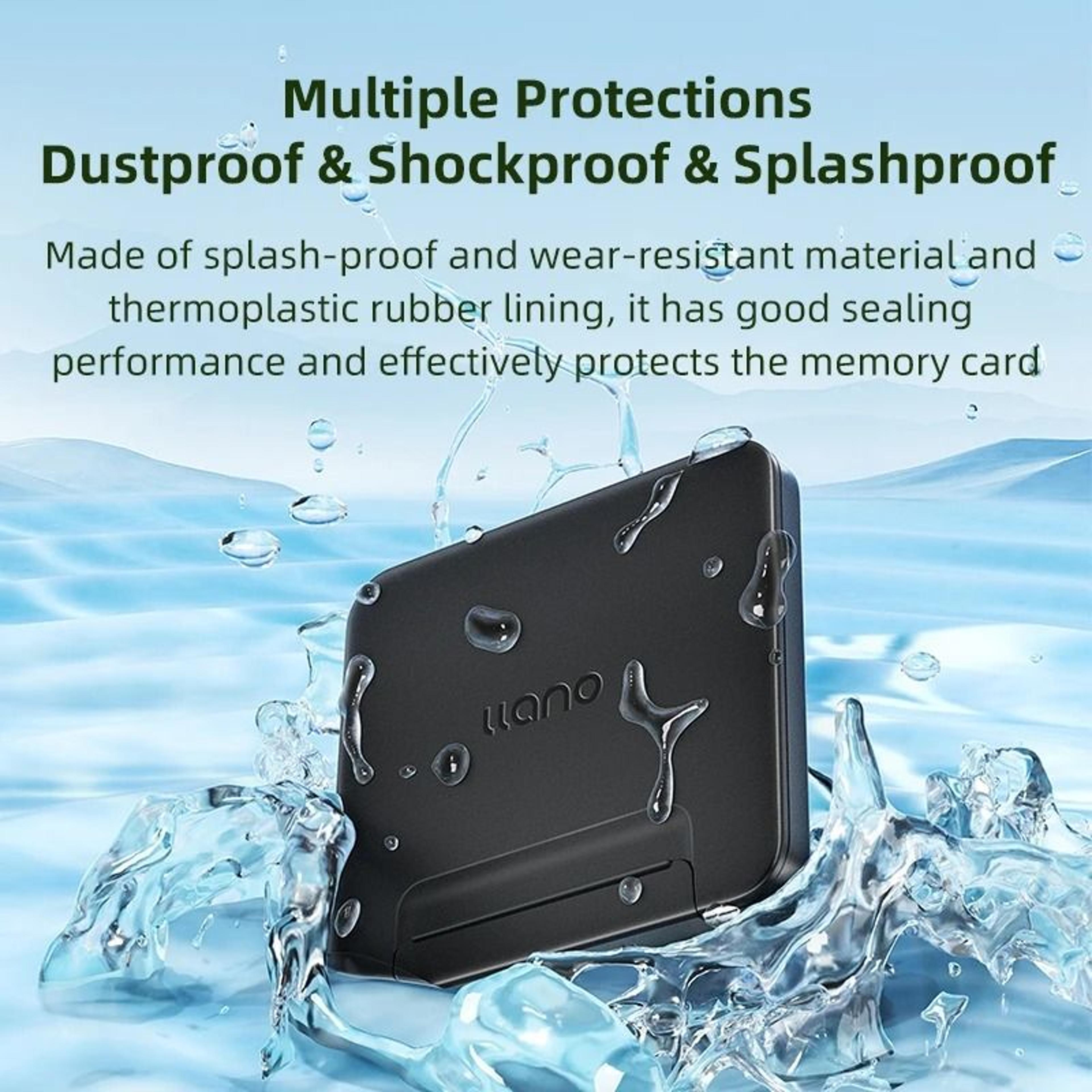 Llano Memory Card Case Waterproof Shockproof SD And Micro SD Storage Holder 5