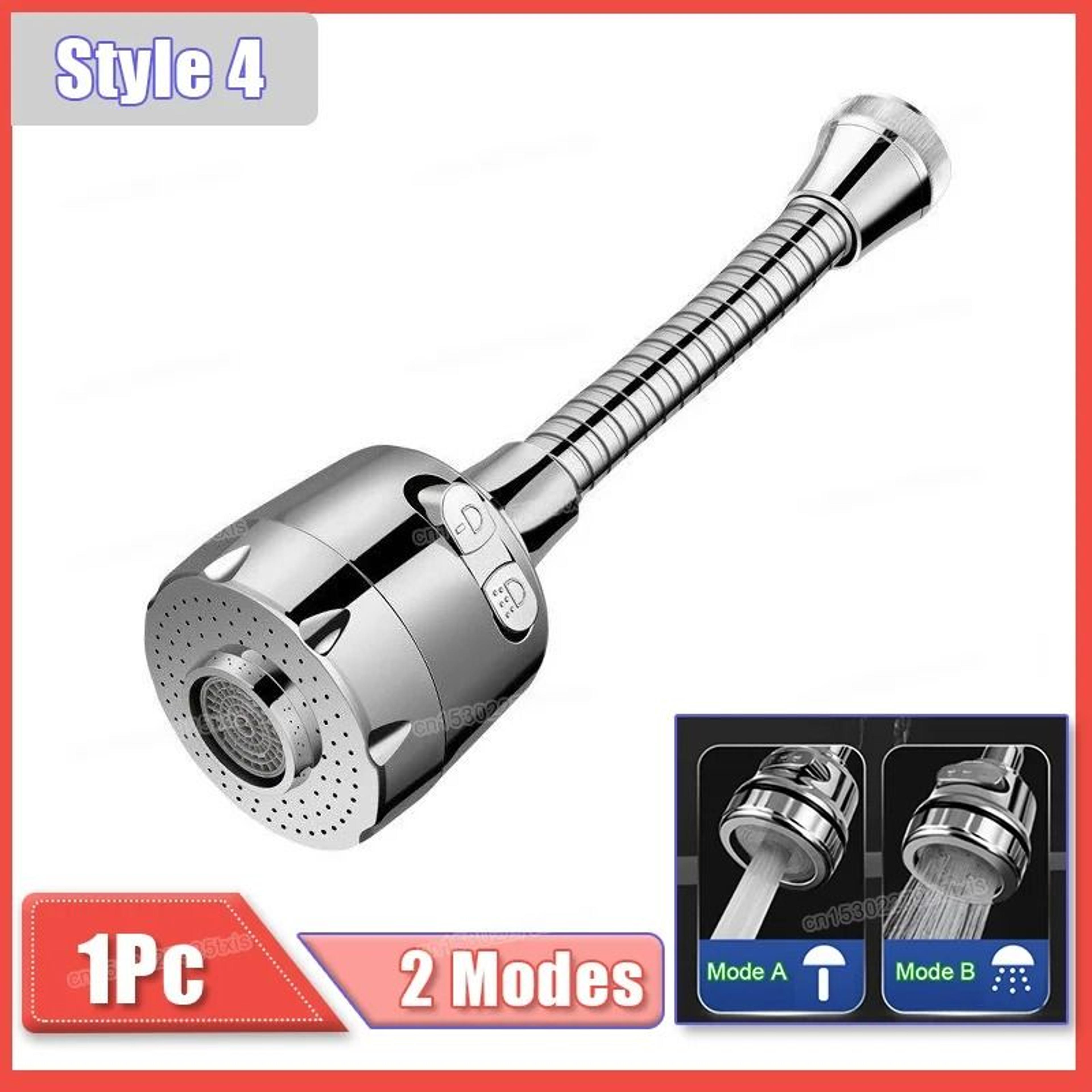 360 Degree Faucet Extender Rotating Faucet Aerator Water Saving Tap Nozzle 3