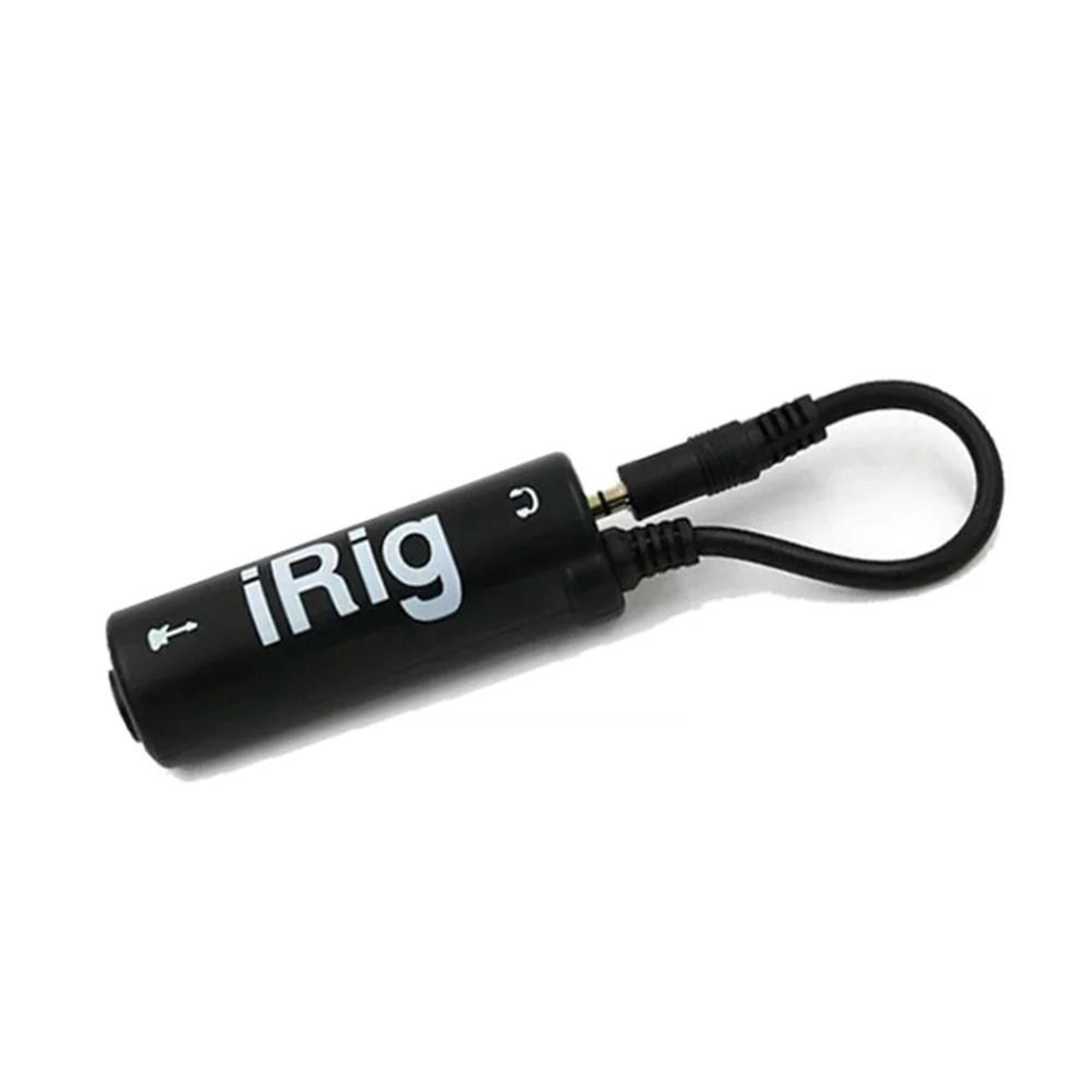 irig guitar interface adapter 3.5mm audio interface mobile recording cable