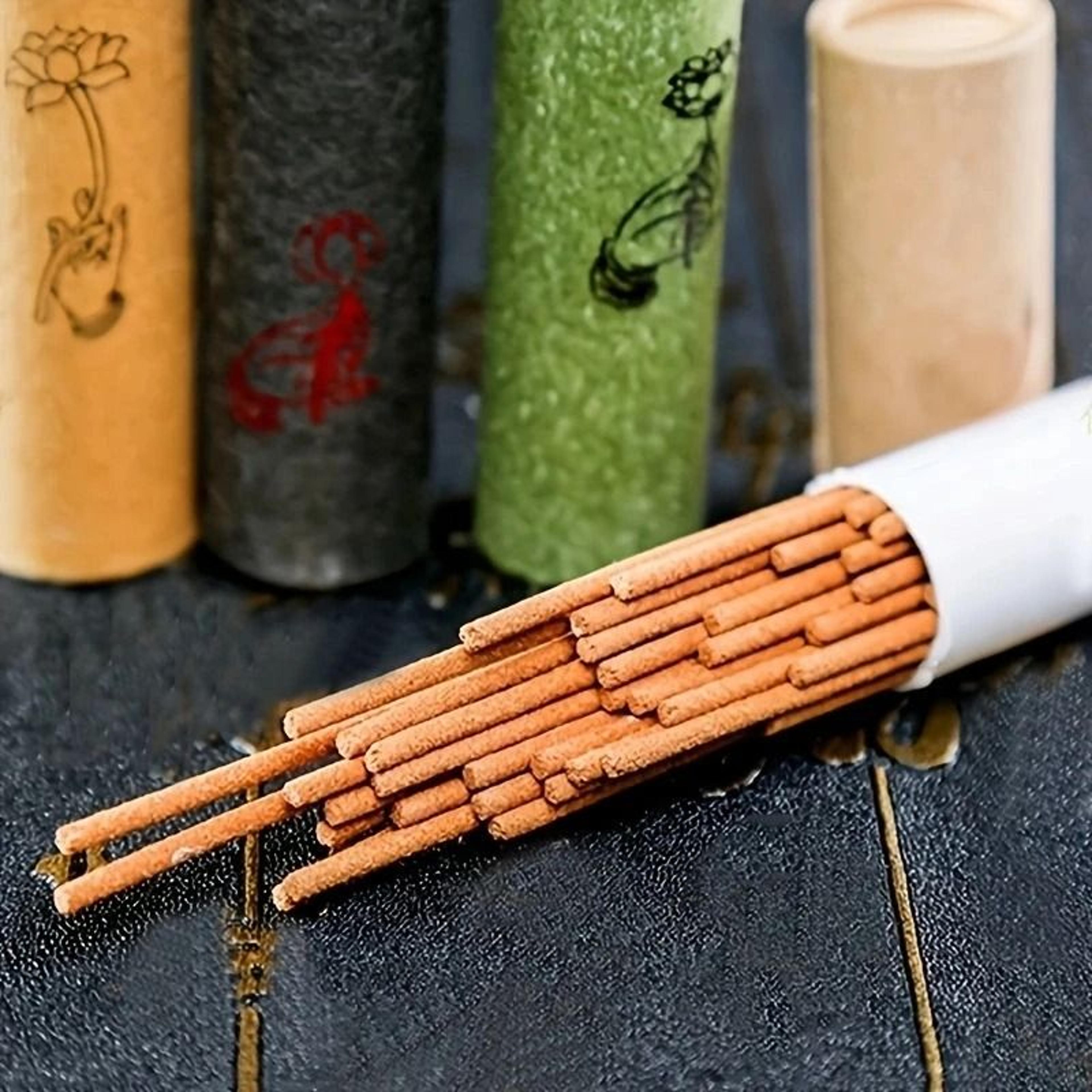 Natural Sandalwood Incense Sticks 40pcs Aromatherapy Meditation Prayer Incense 1