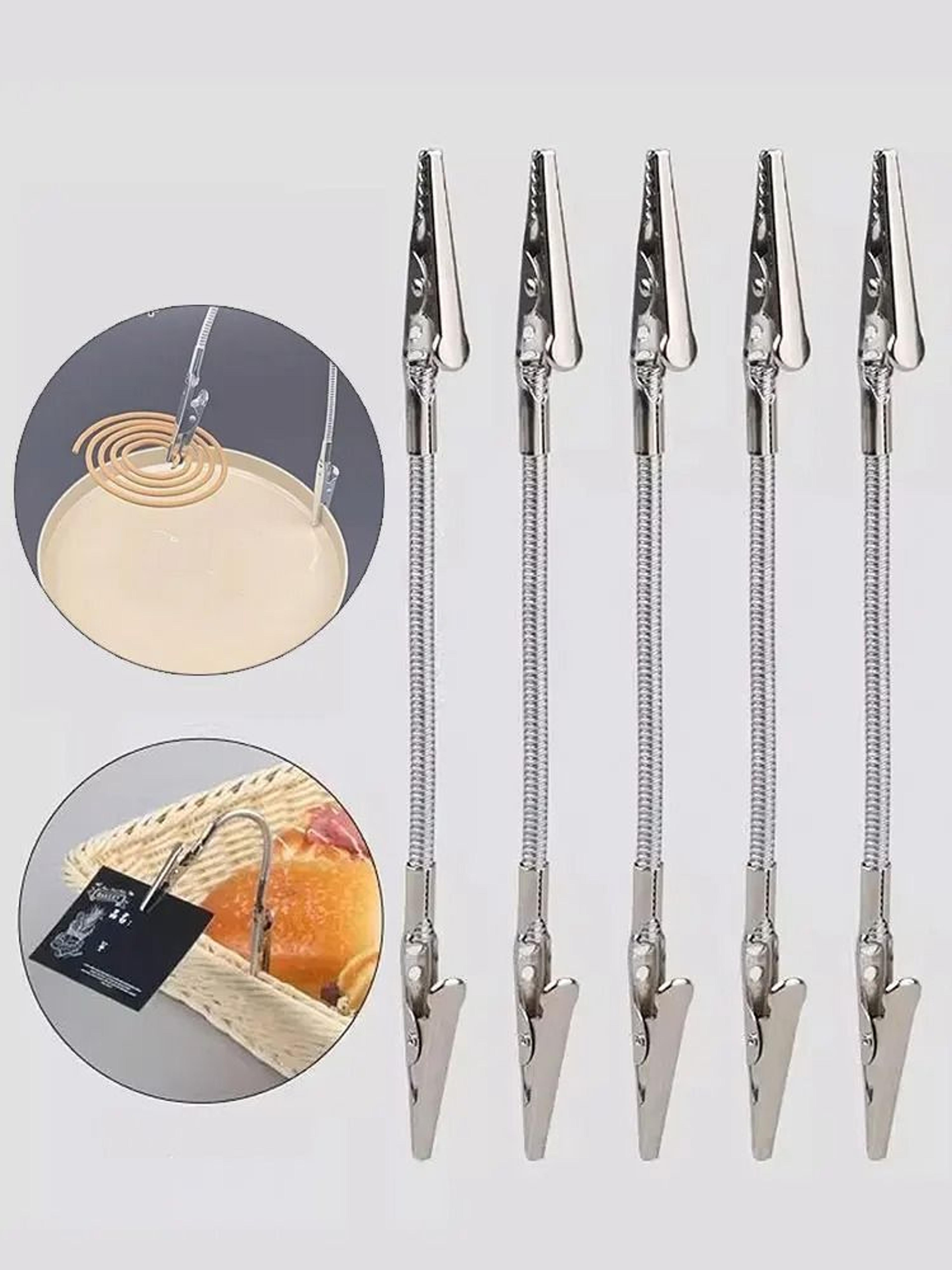 Flexible Double Head Metal Clip Mosquito Coil Holder And Incense Clip 6