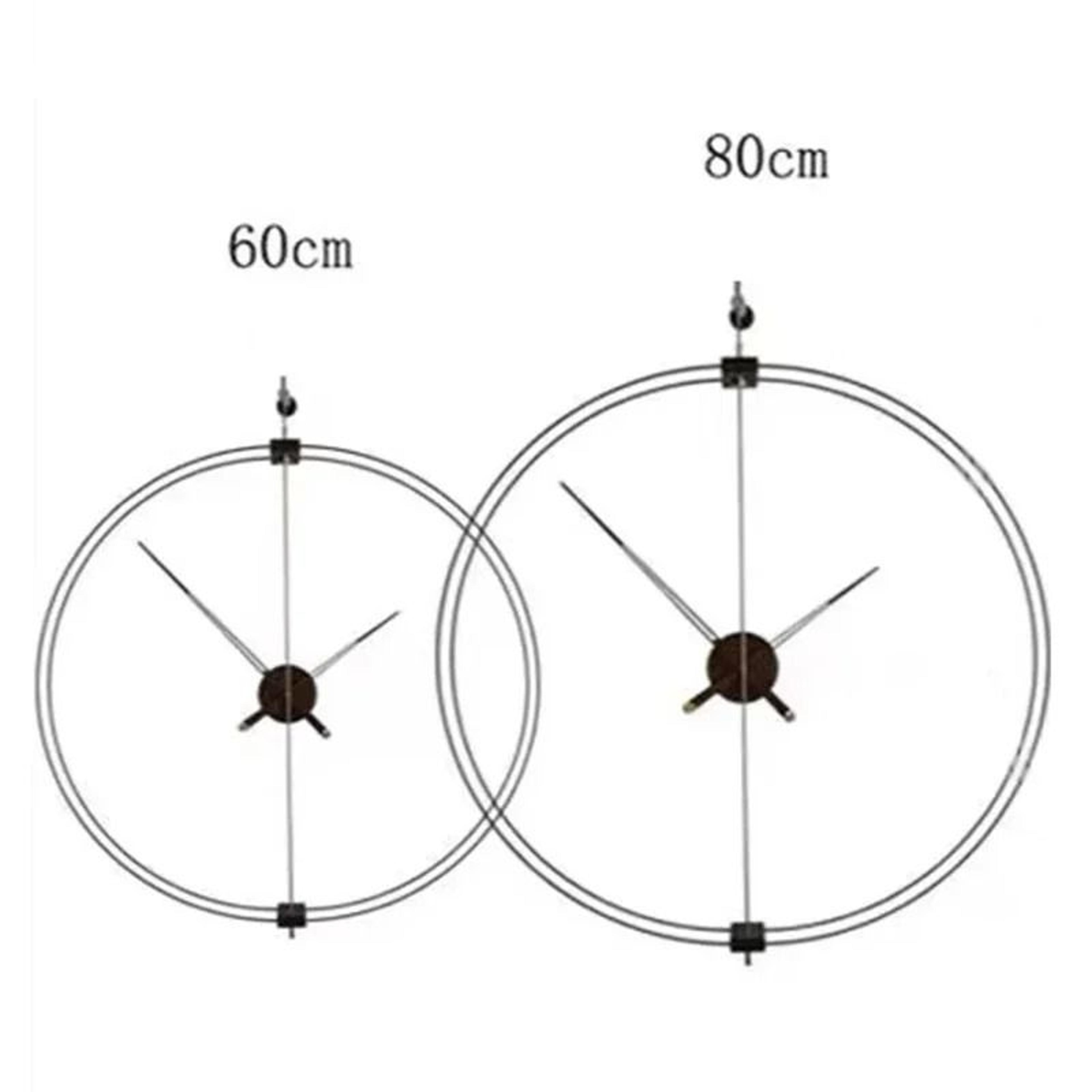 Minimalist Solid Wood Wall Clock Luxury Silent Modern Home Decor 4