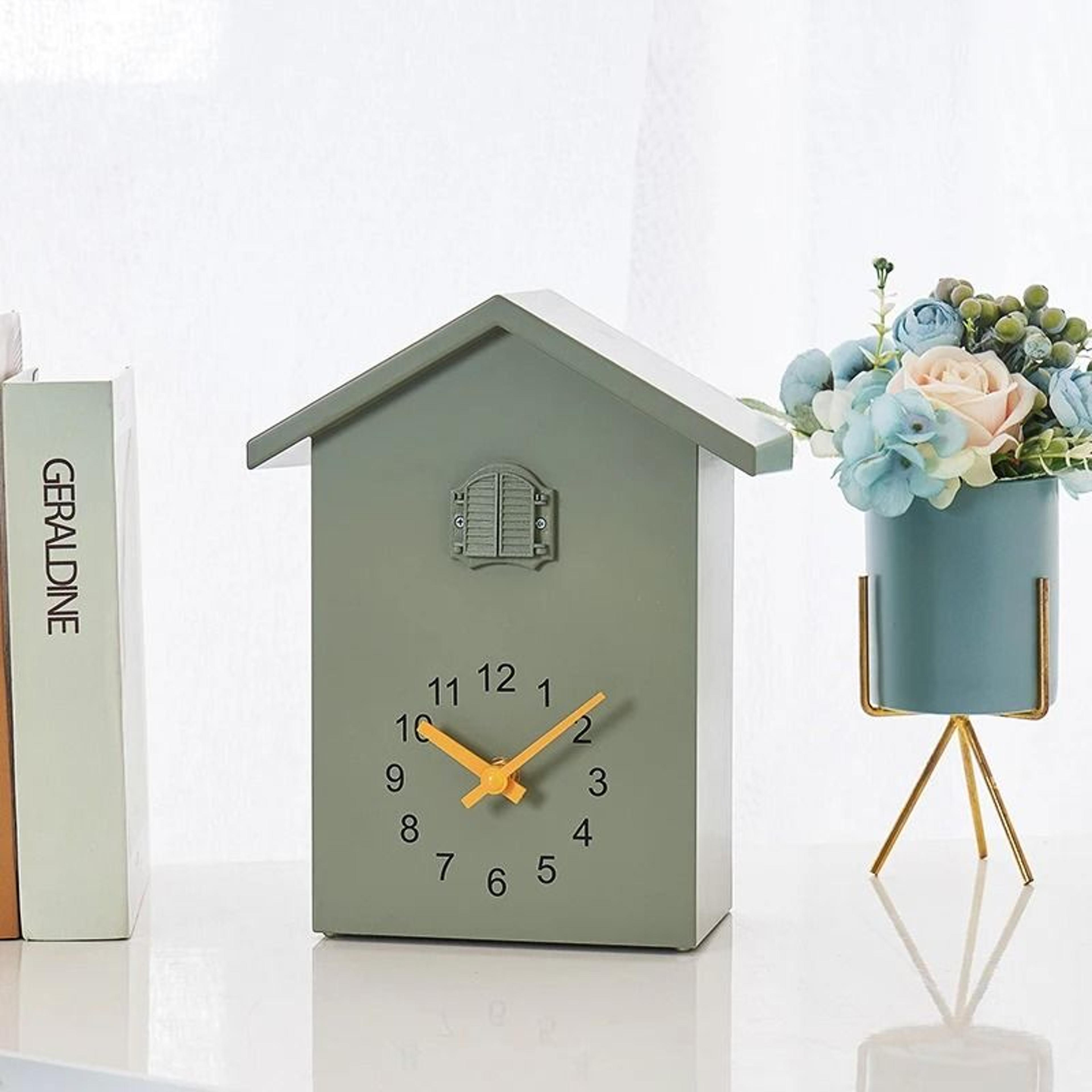 Modern Cuckoo Wall Clock With Silent Pendulum And 24 Hour Display 4
