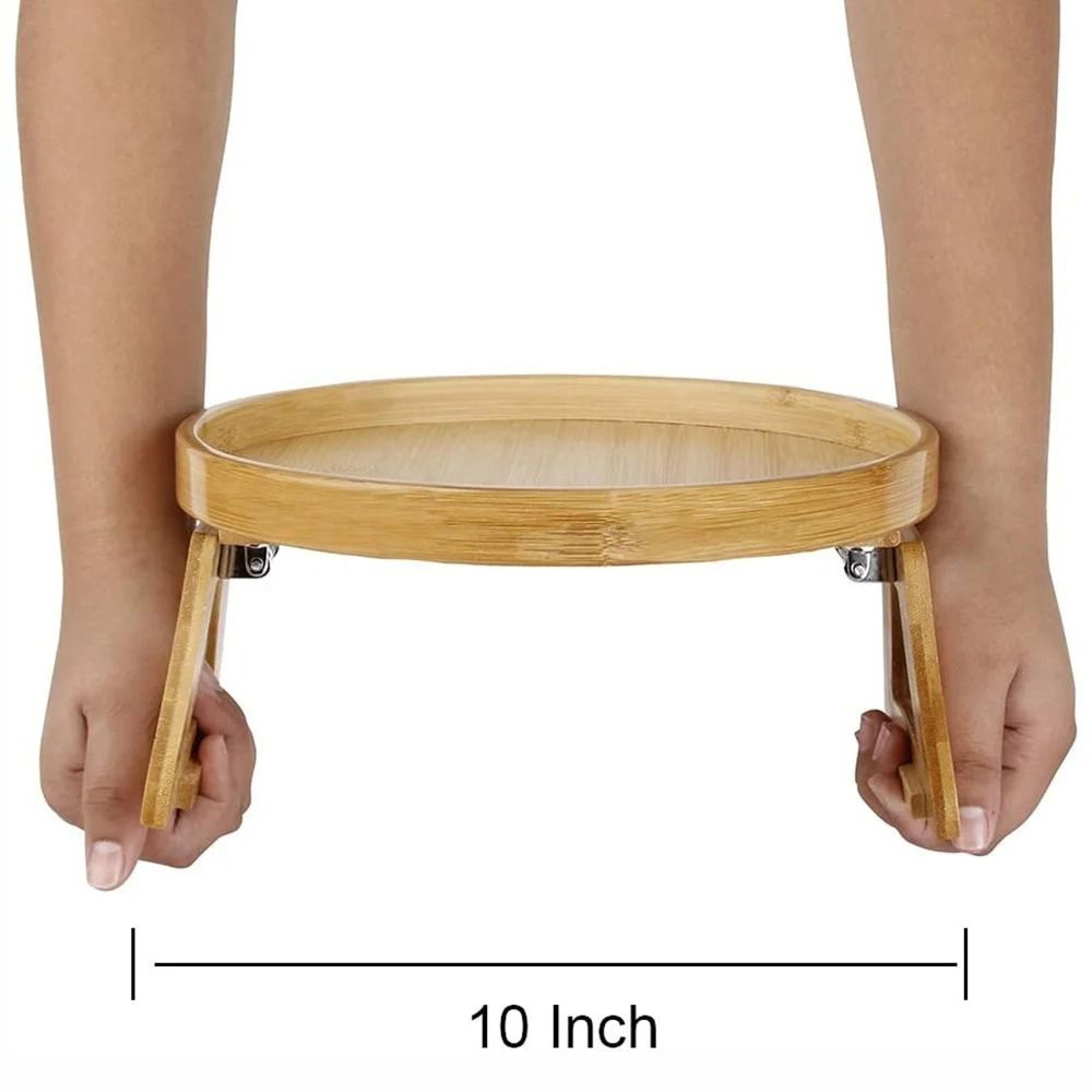 Sofa Armrest Tray Clip On Wooden Sofa Tray Couch Arm Snack Table 1