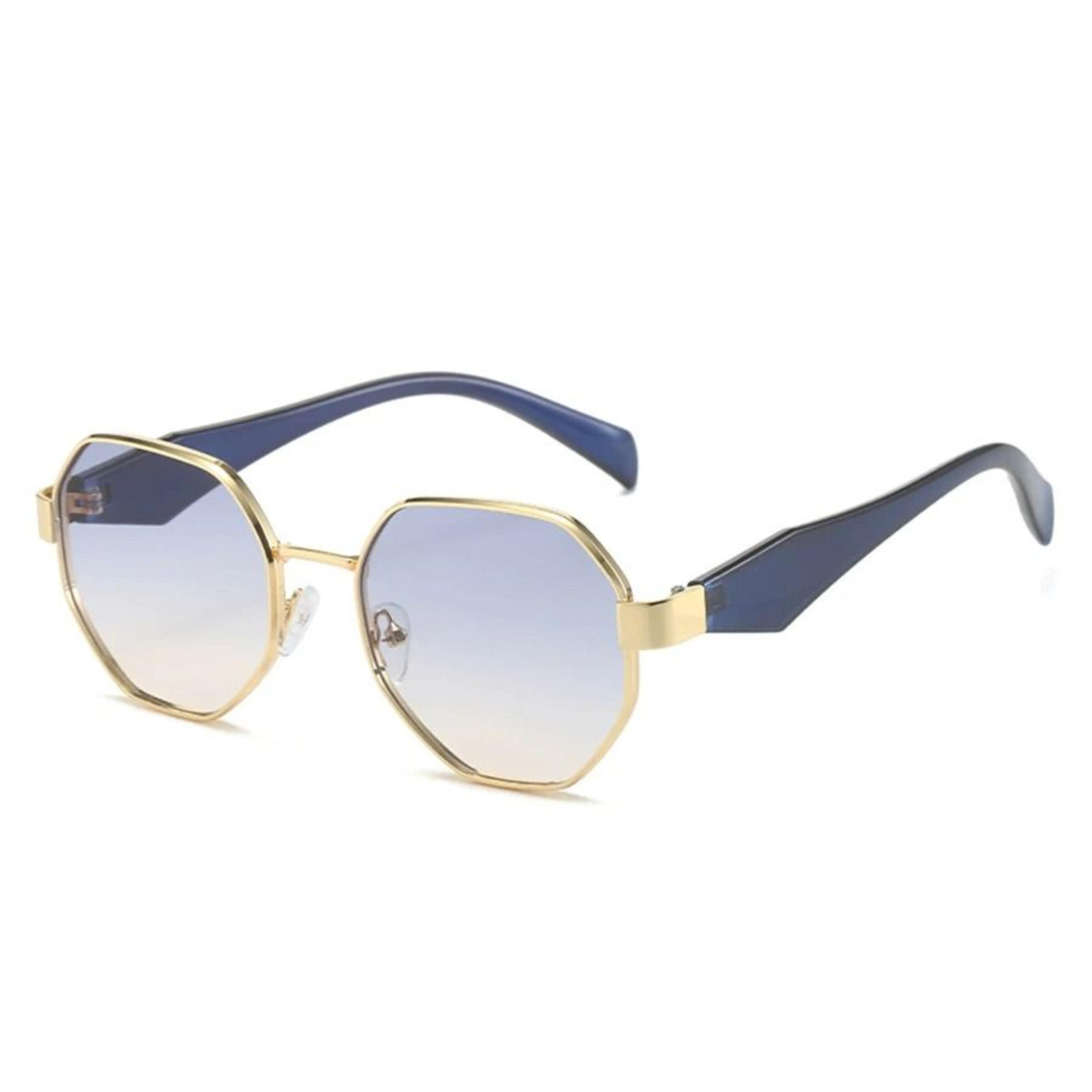 Polygon Sunglasses Retro Metal Frame UV400 Designer Unisex Shades 1