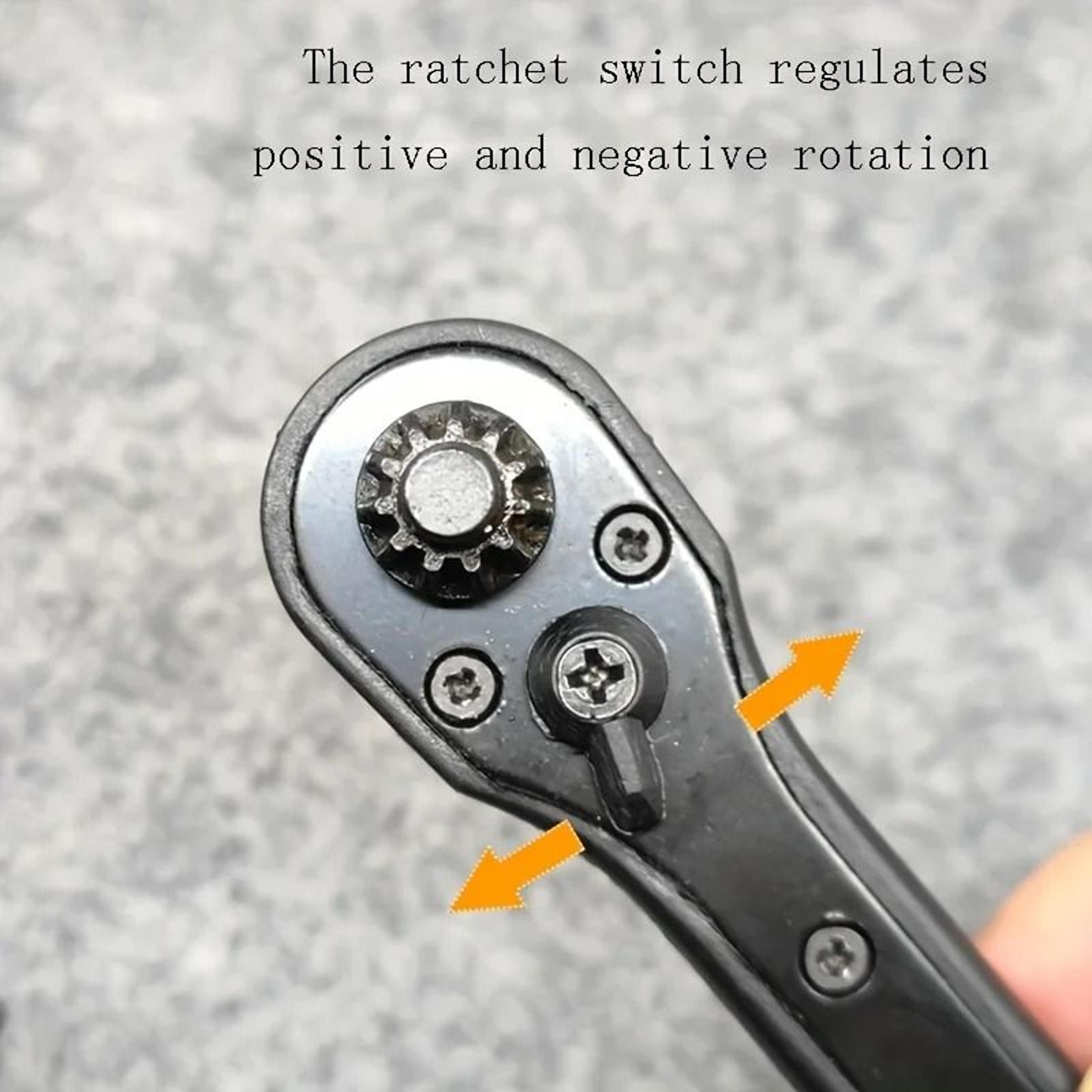 Drill Chuck Key Wrench Ratchet Quick Release Electric Drill Tool 3