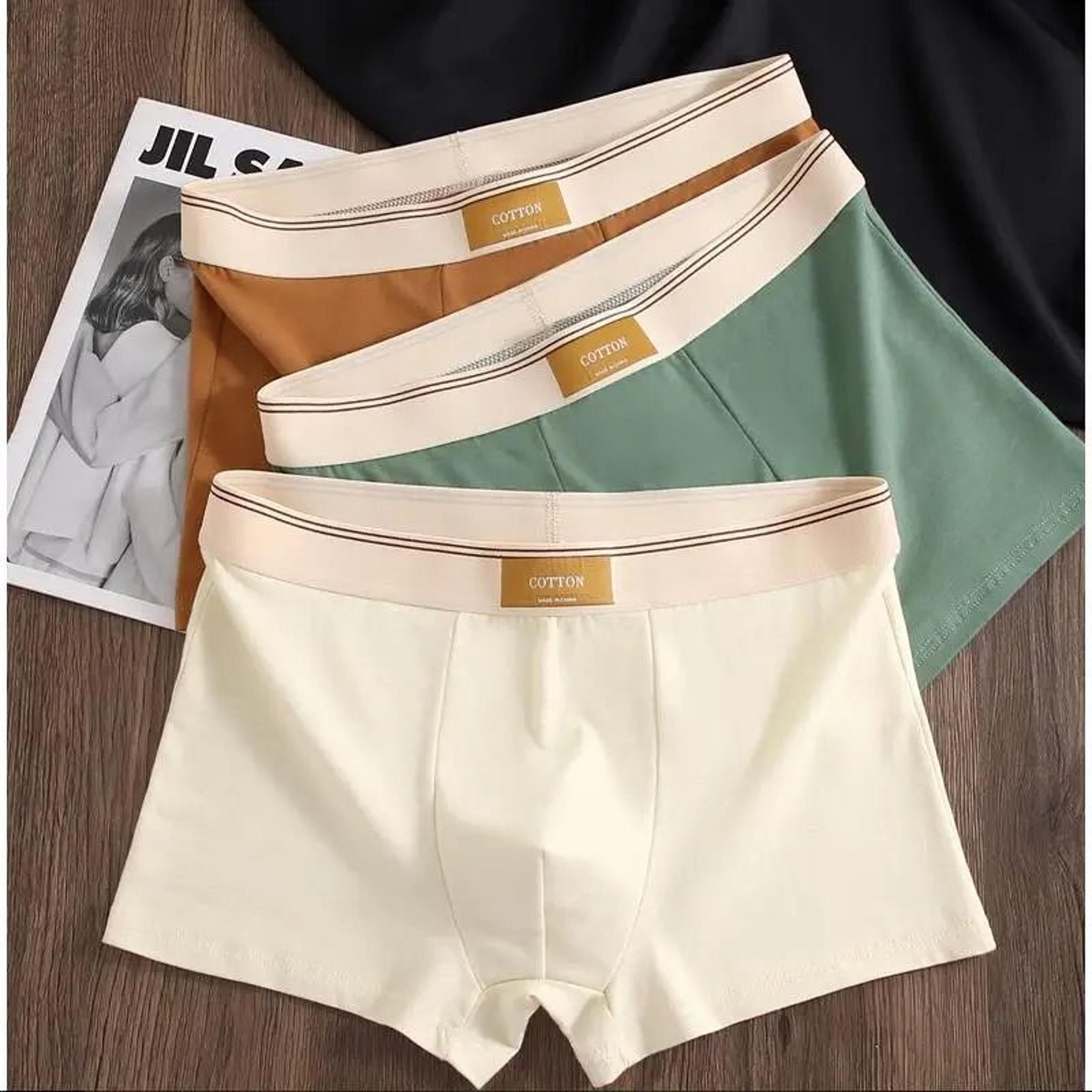 mens cotton boxer shorts pack breathable comfortable everyday underwear set