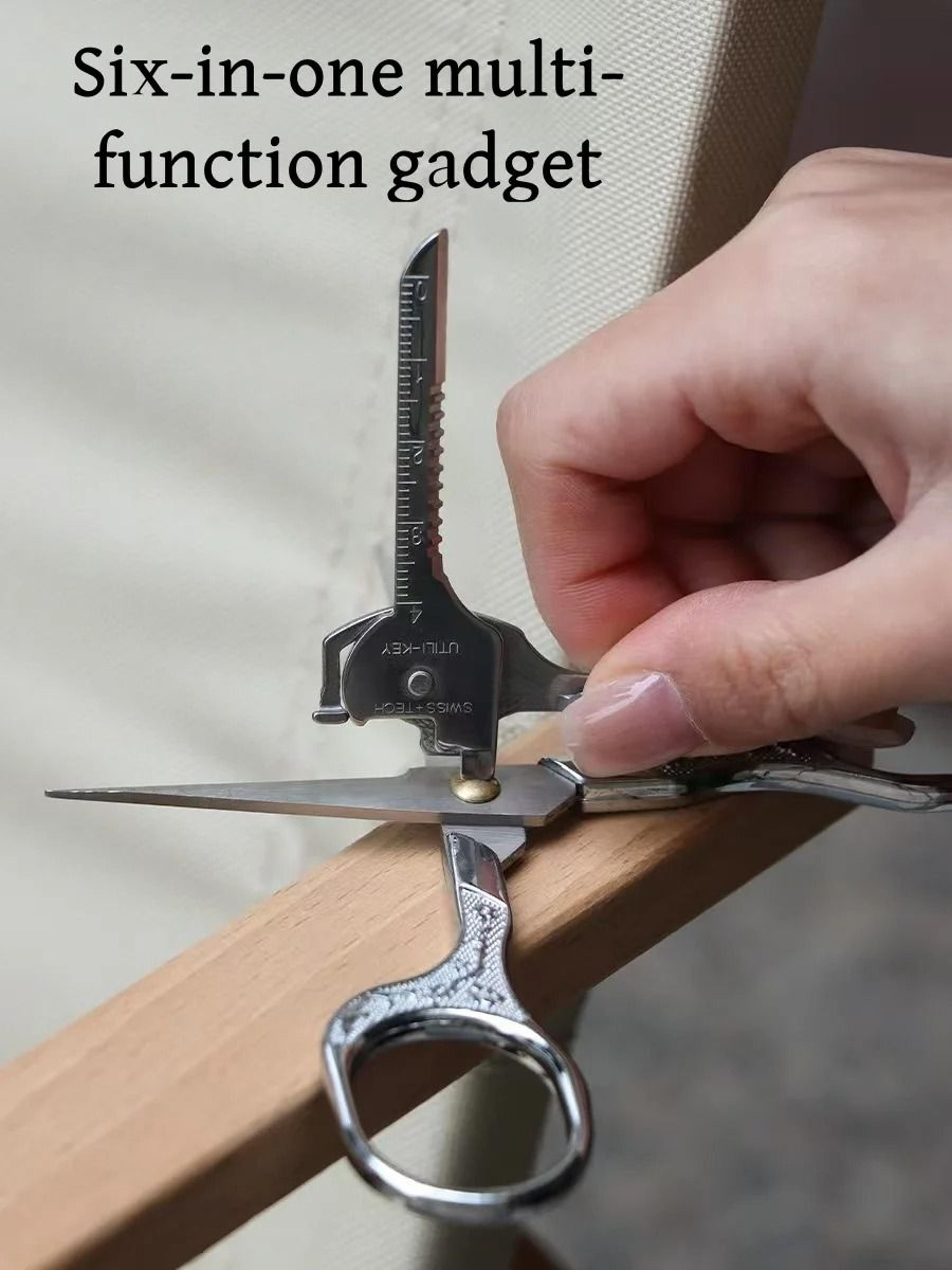 6 In 1 Multi Tool Keychain EDC Pocket Tool With Screwdriver Opener And Mini Pliers 6
