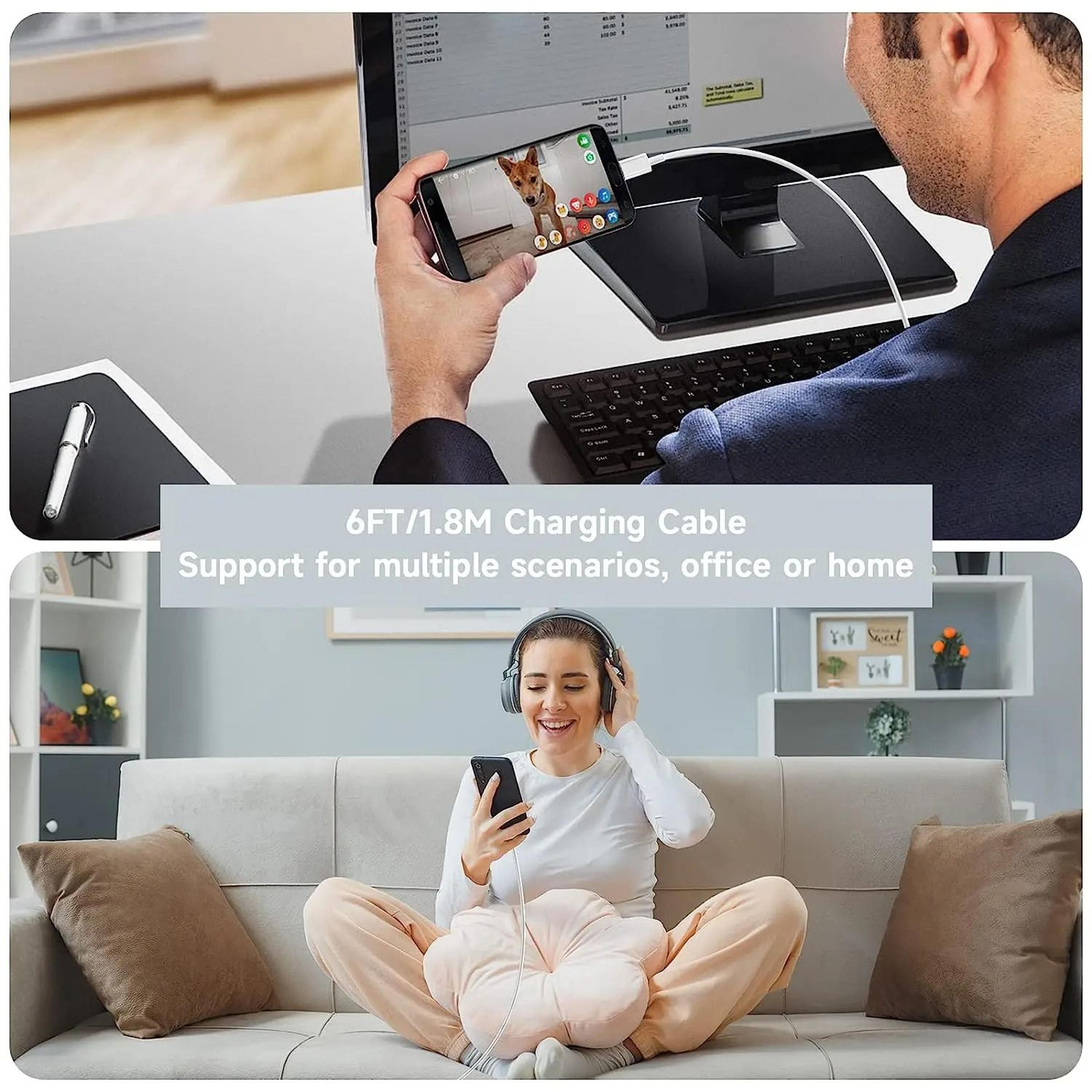 100W USB C Fast Charging Cable Type C Data Cable Quick Charge Cord 8