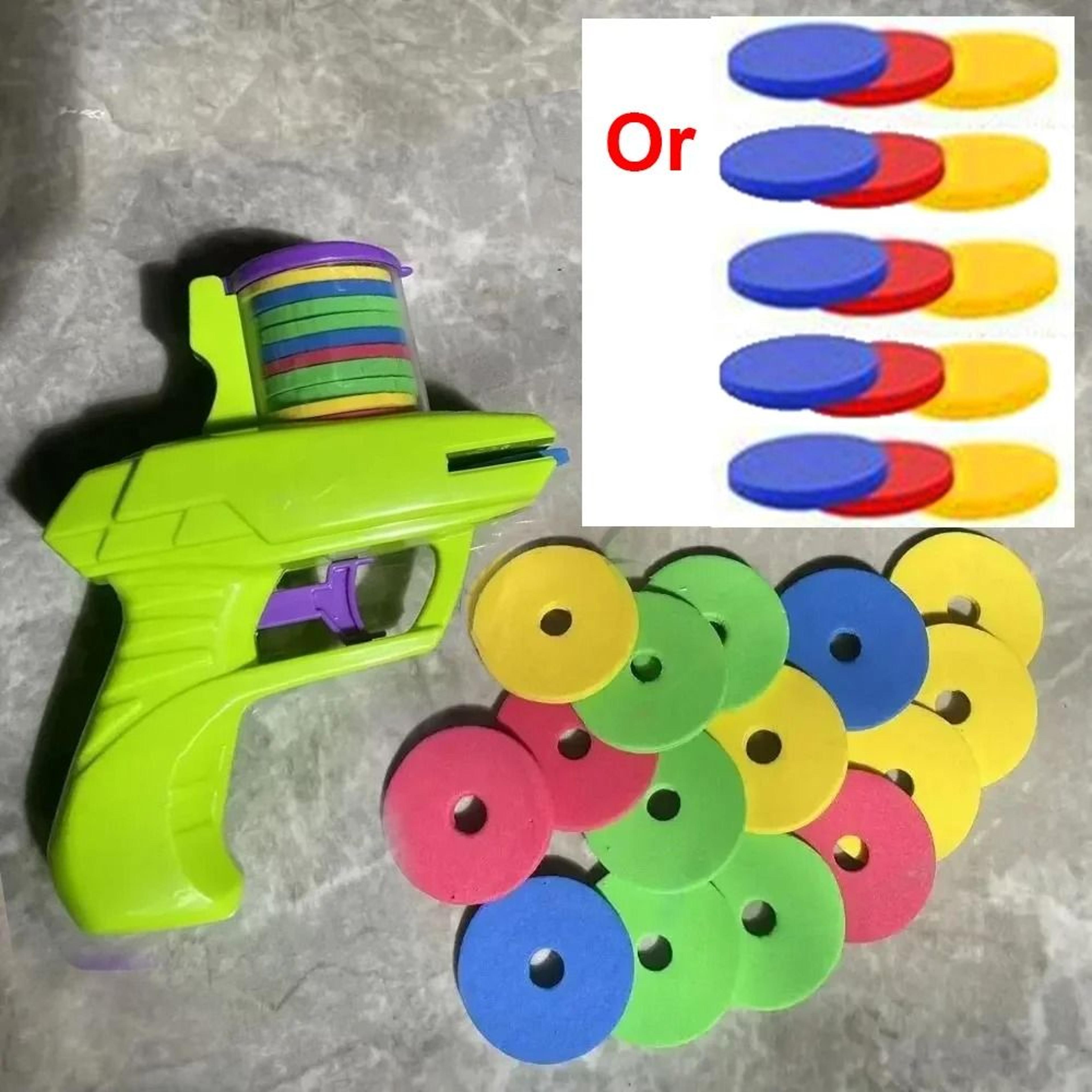 Turbo Disc Blaster Foam Disc Launcher Toy For Kids Outdoor Play 2