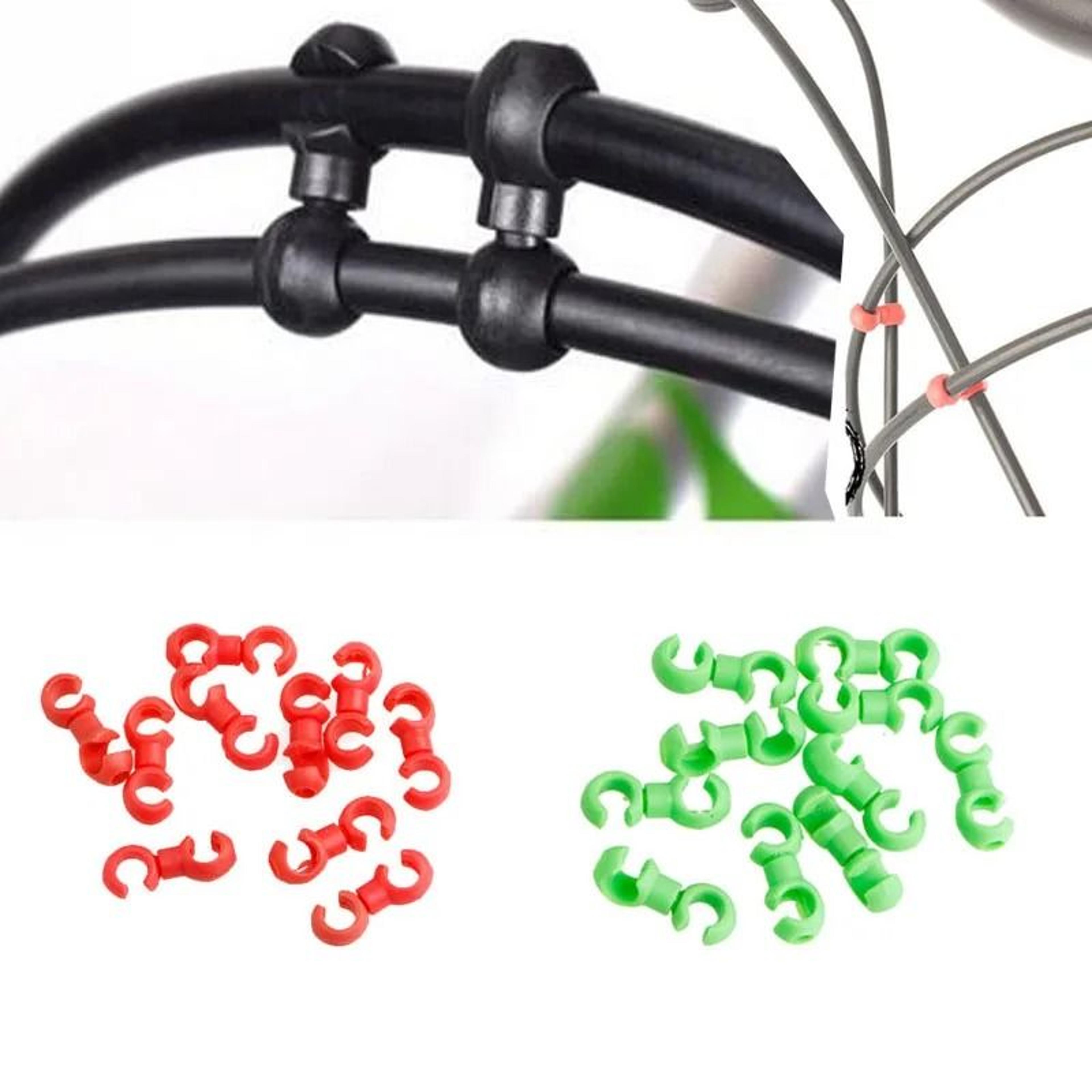 FlexGrip Bike Cable Clips Set MTB Brake And Derailleur Cable Holder Kit 4