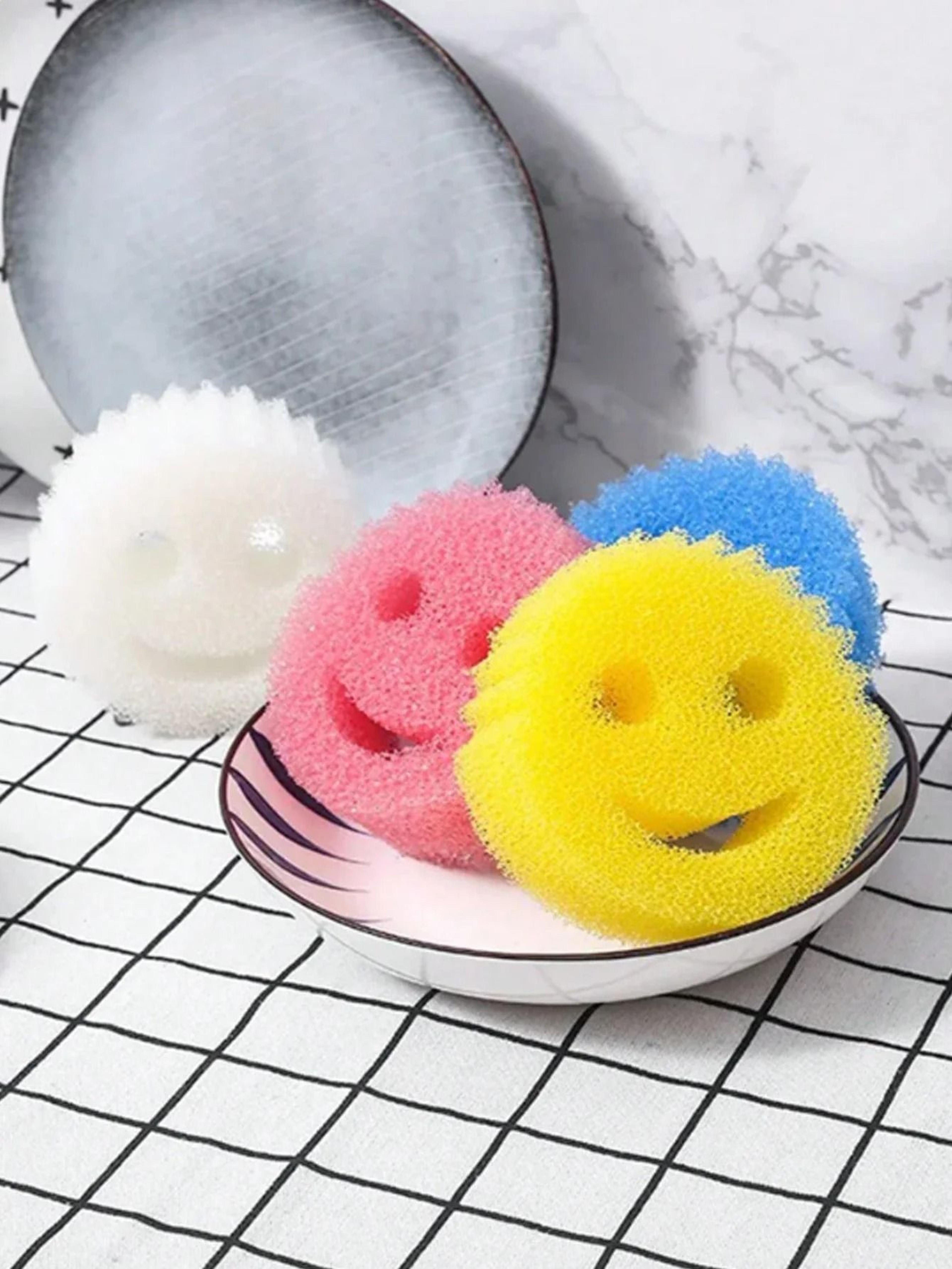 Heavy Duty Dishwashing Sponge Cloth Set Odor Resistant Kitchen Cleaning Pads 8