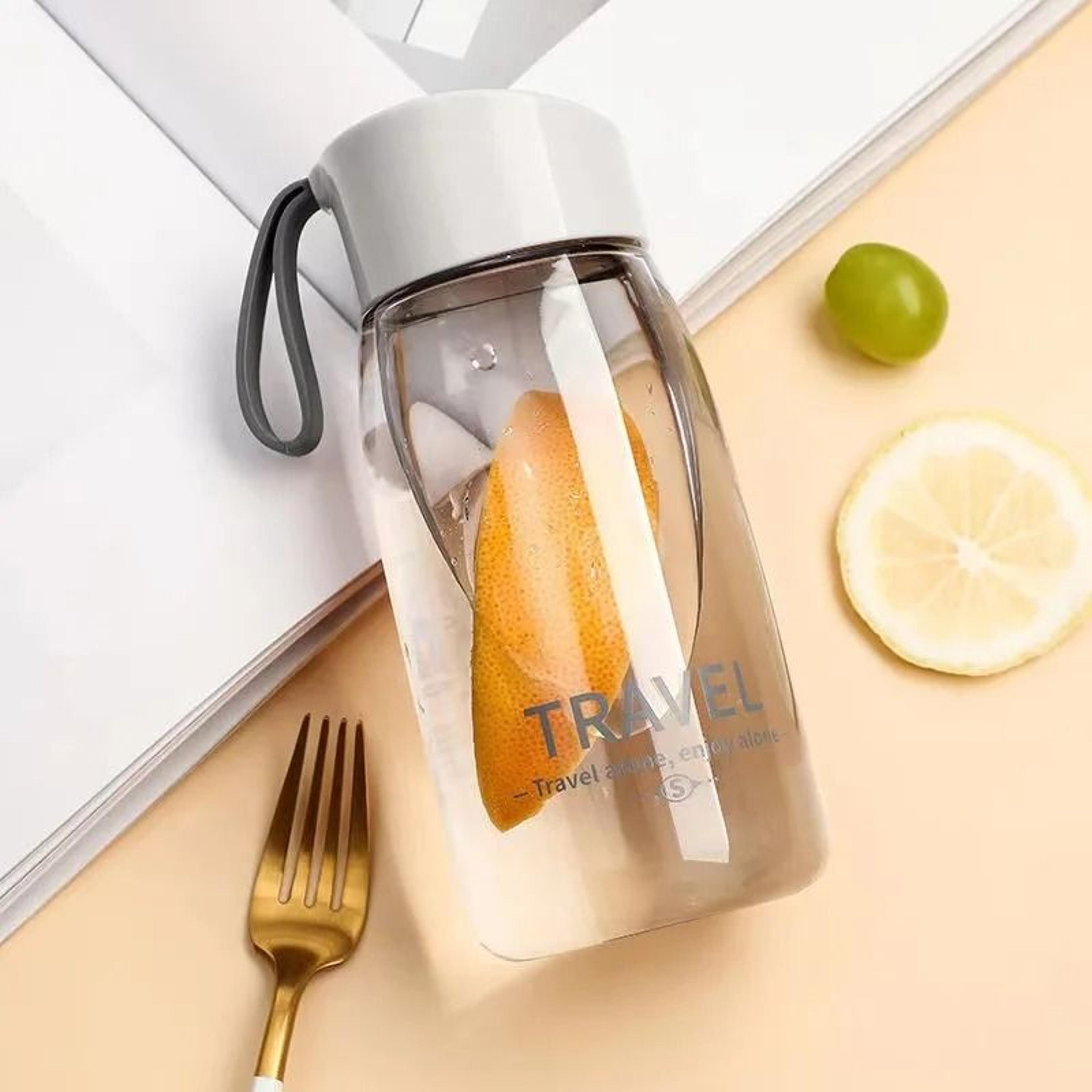380ml Portable Transparent Water Bottle Lightweight Sports Student Cup 3