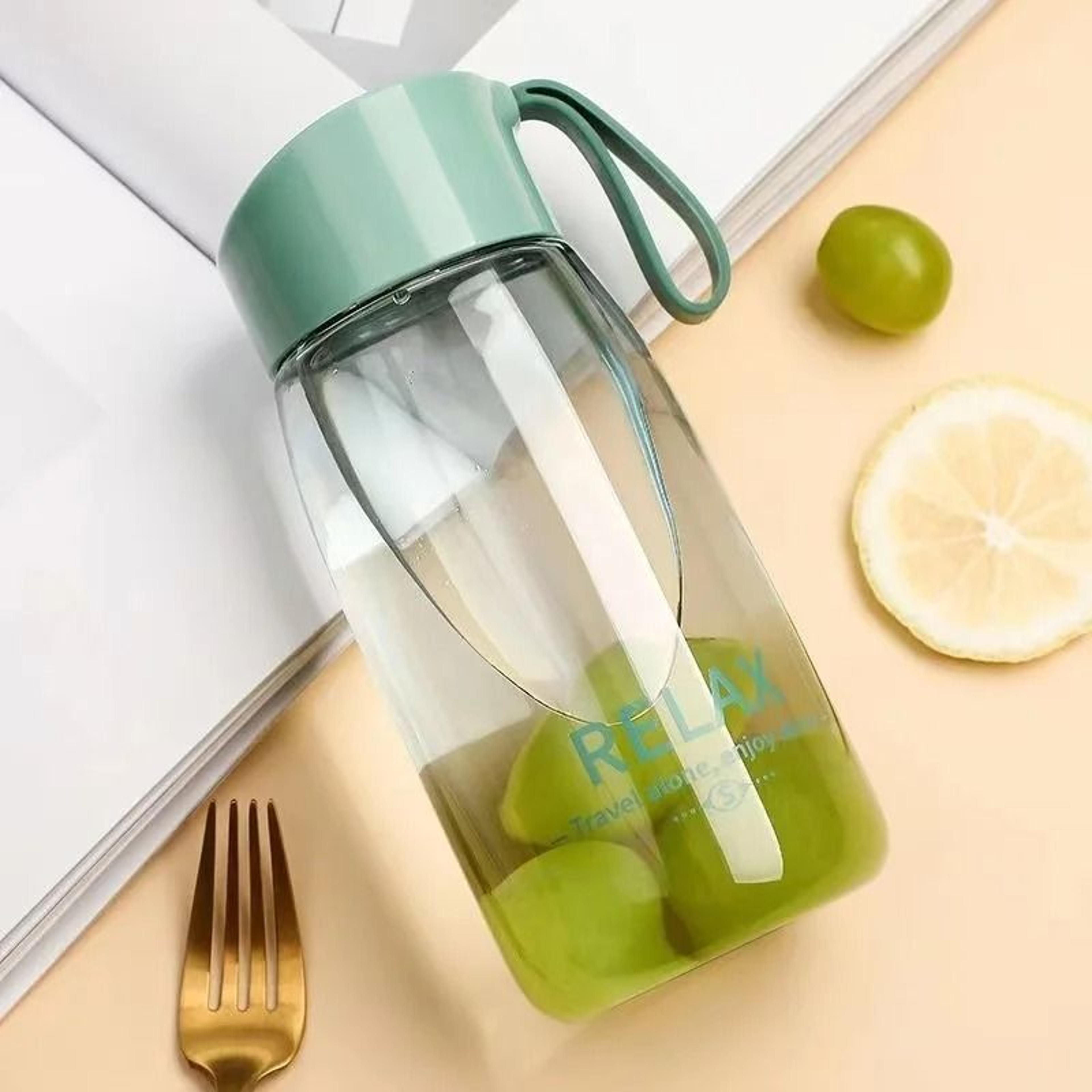 380ml Portable Transparent Water Bottle Lightweight Sports Student Cup 4