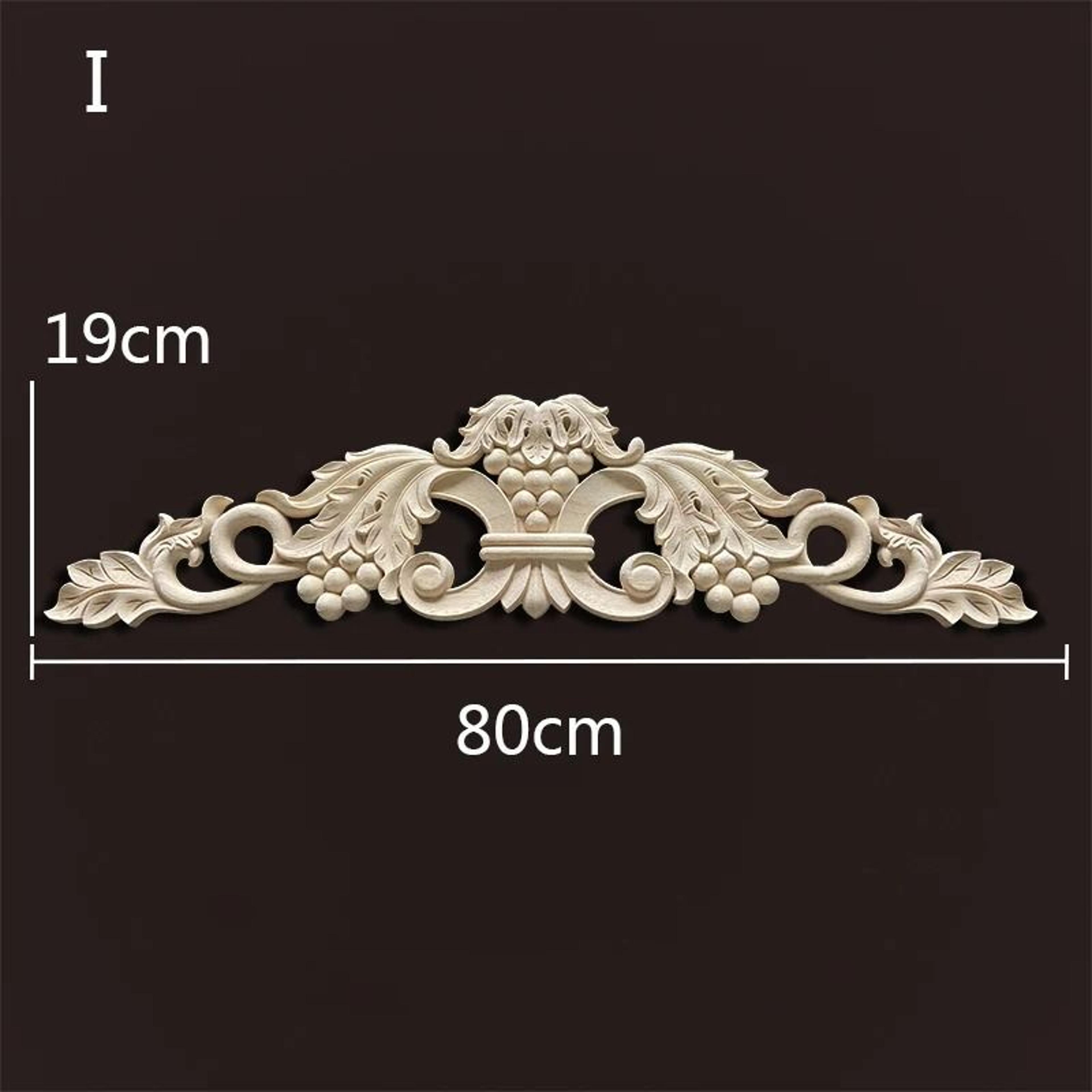 Vintage Carved Wood Appliques Decorative Wood Trim For Furniture And Home Decor 23
