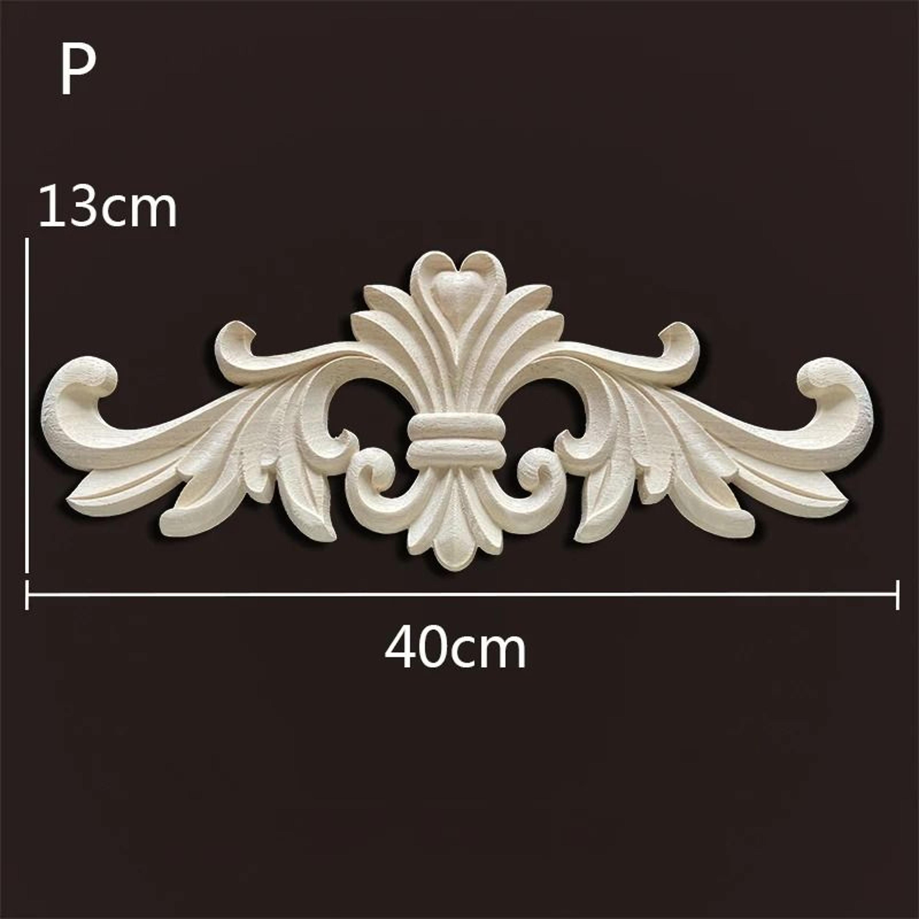 Vintage Carved Wood Appliques Decorative Wood Trim For Furniture And Home Decor 11