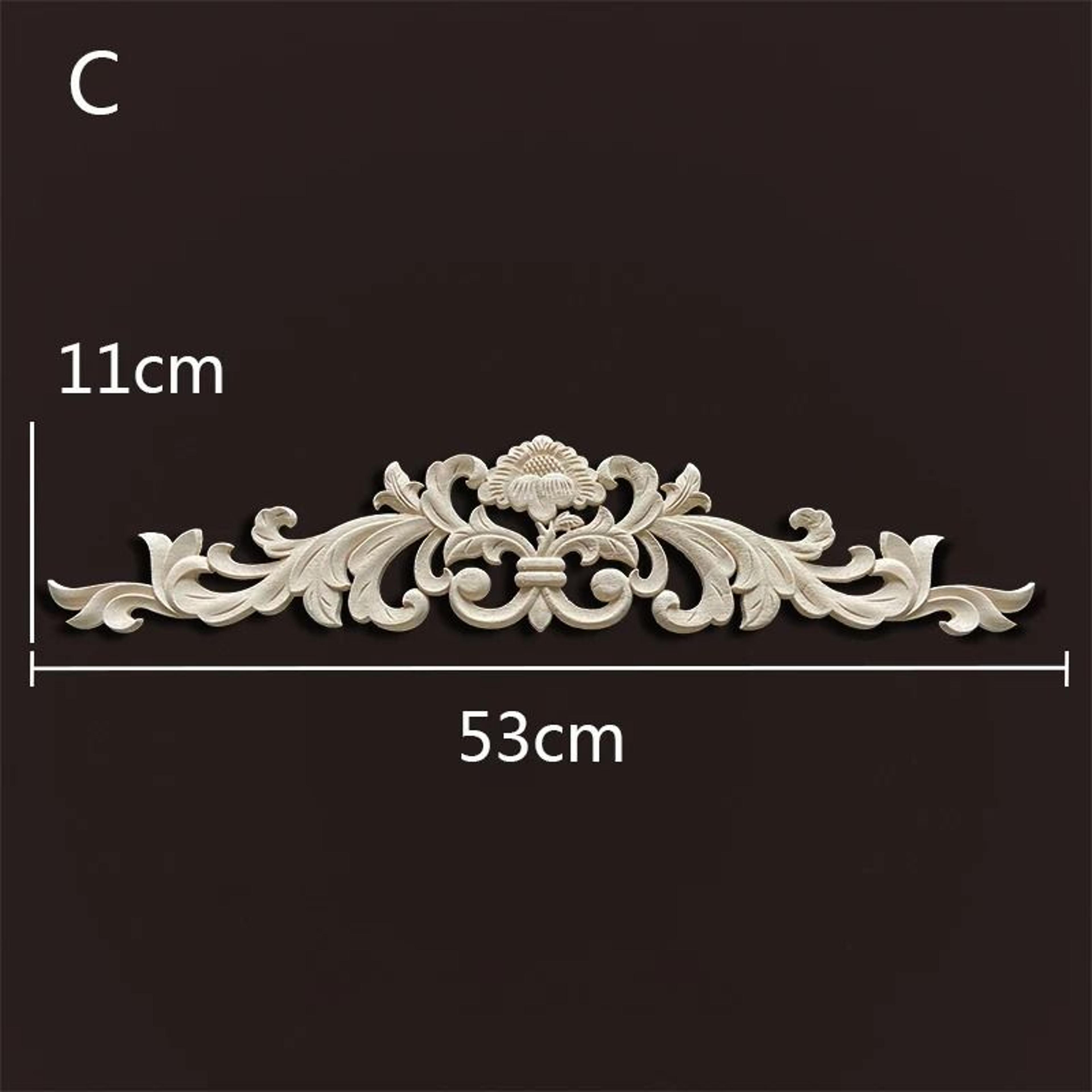 Vintage Carved Wood Appliques Decorative Wood Trim For Furniture And Home Decor 20