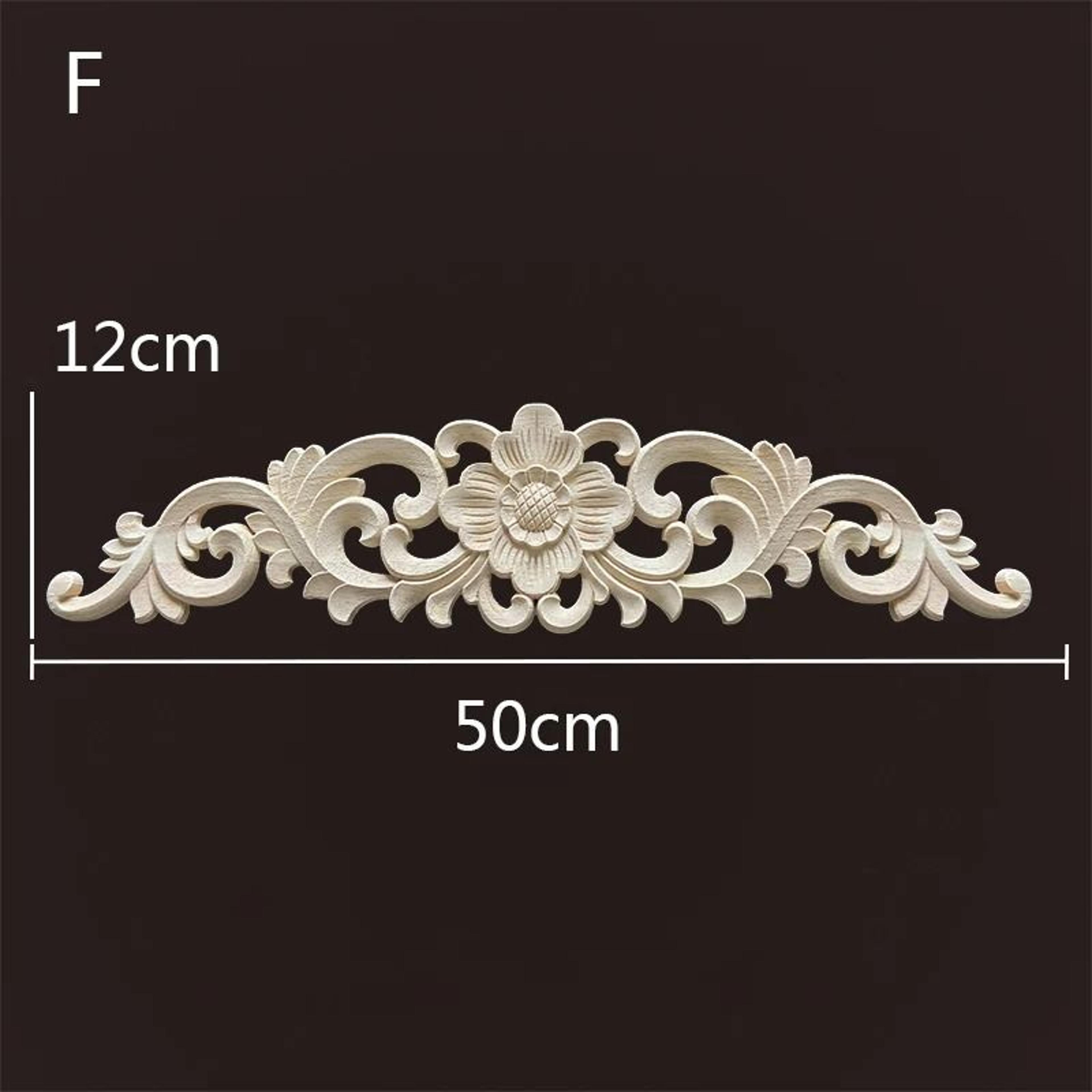 Vintage Carved Wood Appliques Decorative Wood Trim For Furniture And Home Decor 18