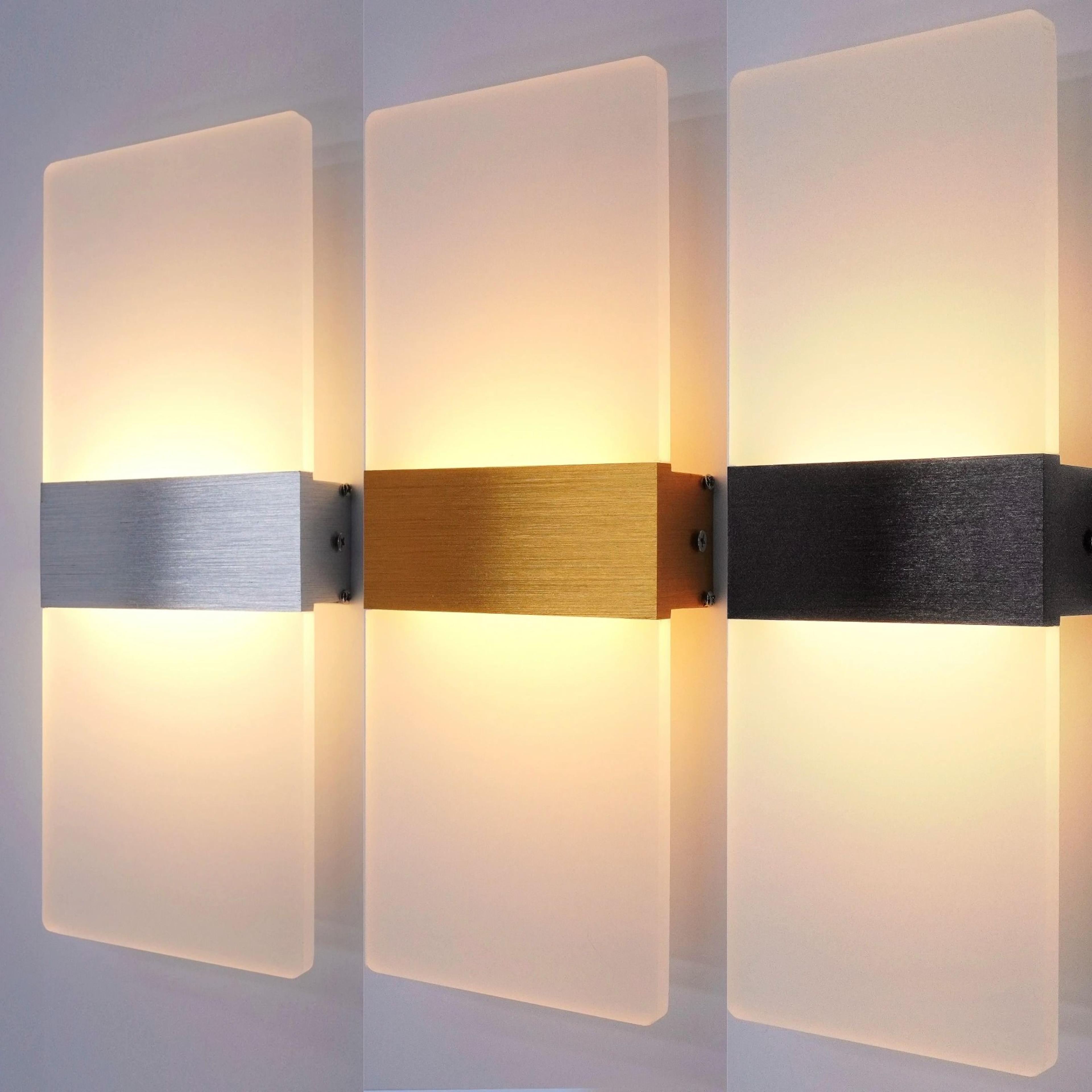 modern led wall lamp minimalist indoor wall sconce lighting fixture