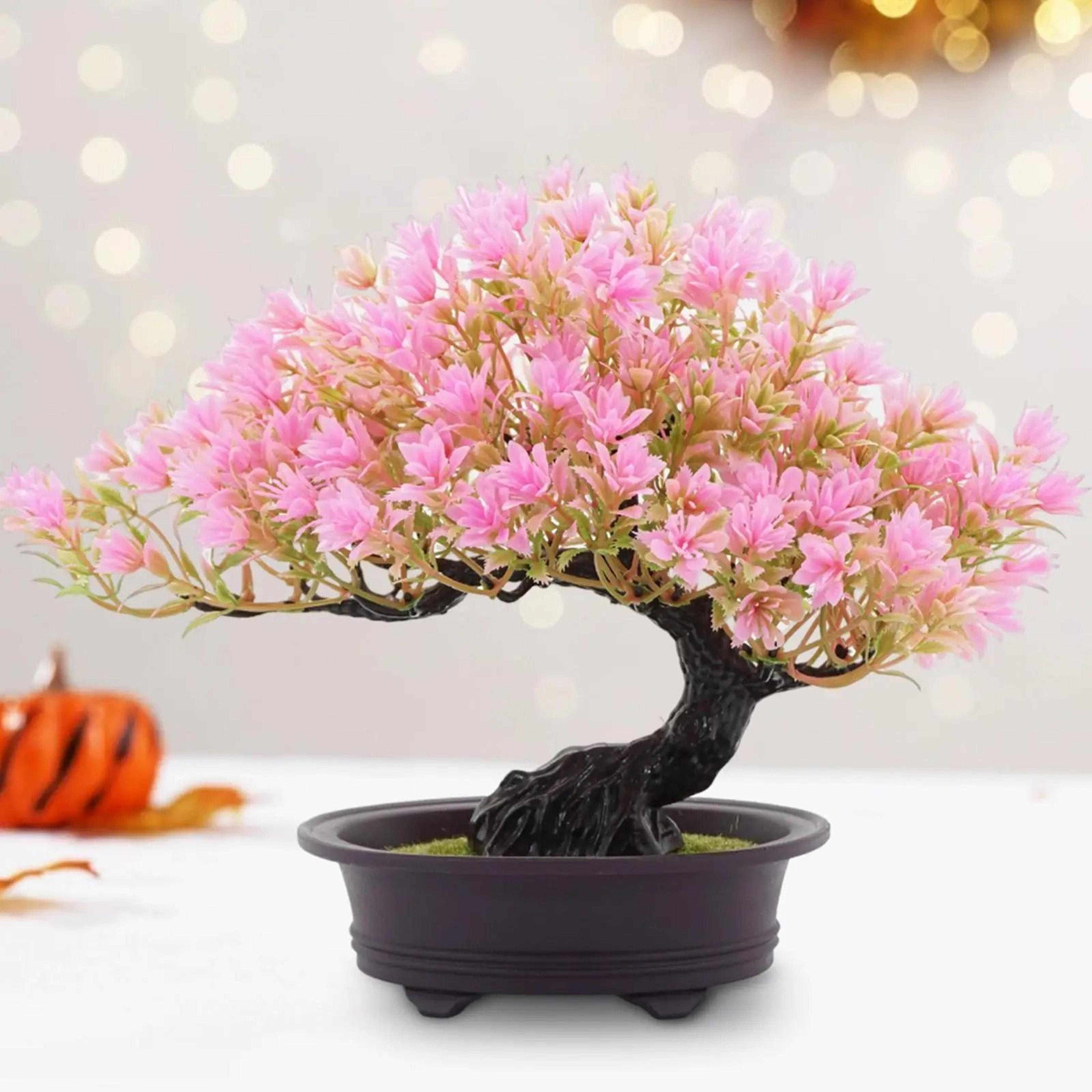 Artificial Bonsai Tree Japanese Pine Mini Plant Decor For Desk And Home 8