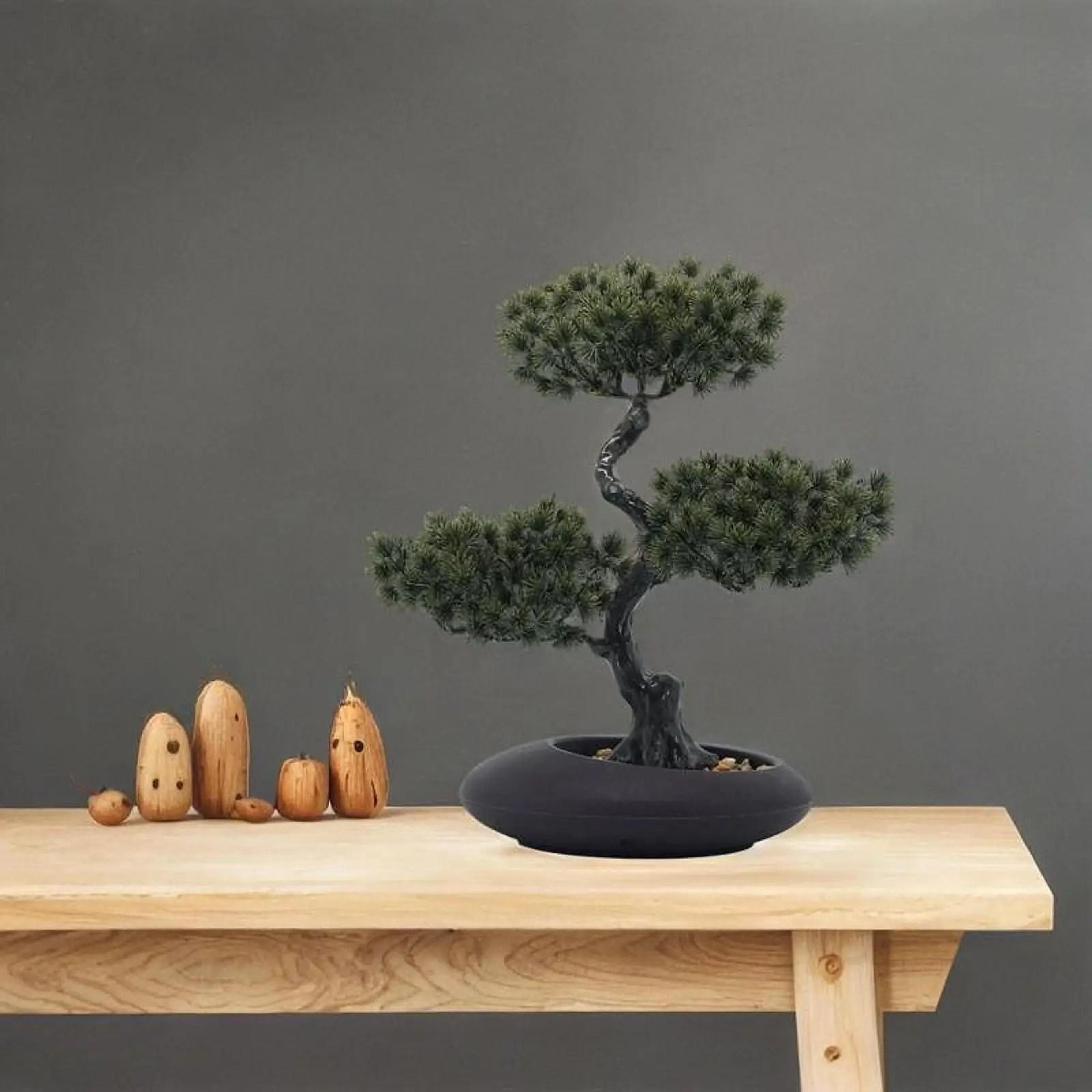 Artificial Bonsai Tree Japanese Pine Mini Plant Decor For Desk And Home 10